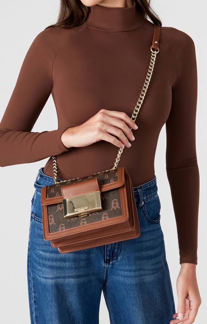 Bportia Brown Handbags