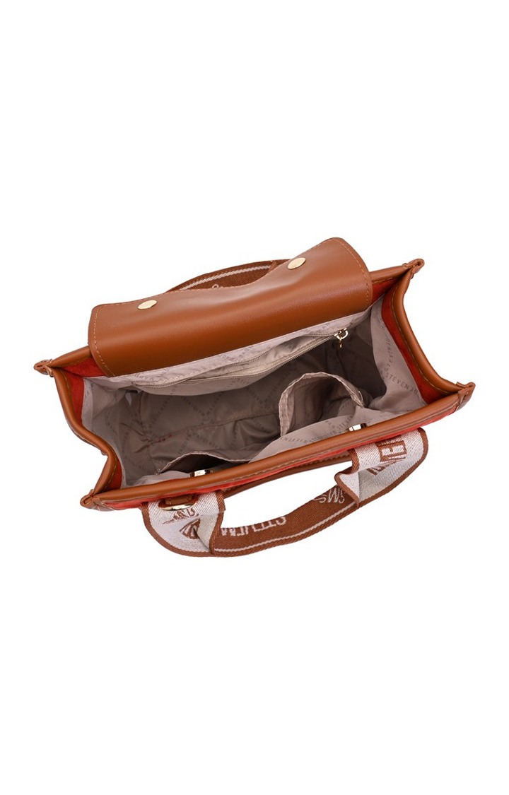 Bwebber Faux Suede Brown Handbags