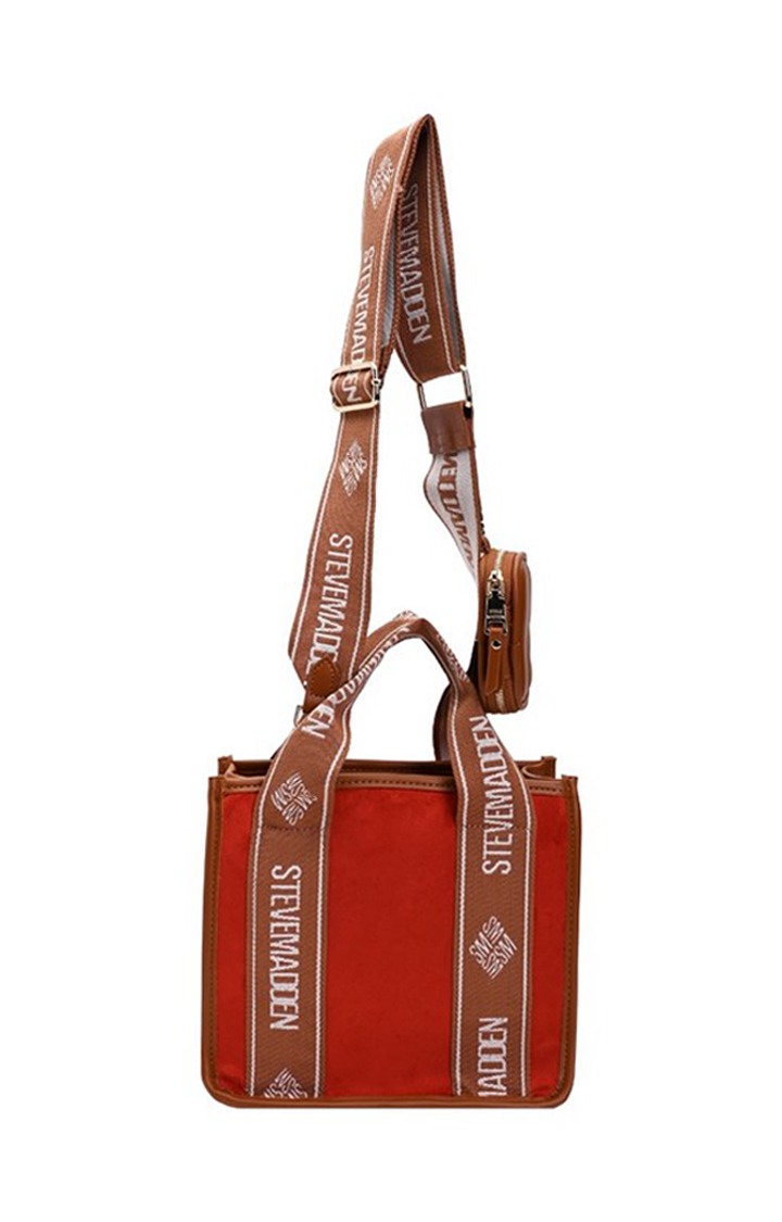 Bwebber Faux Suede Brown Handbags