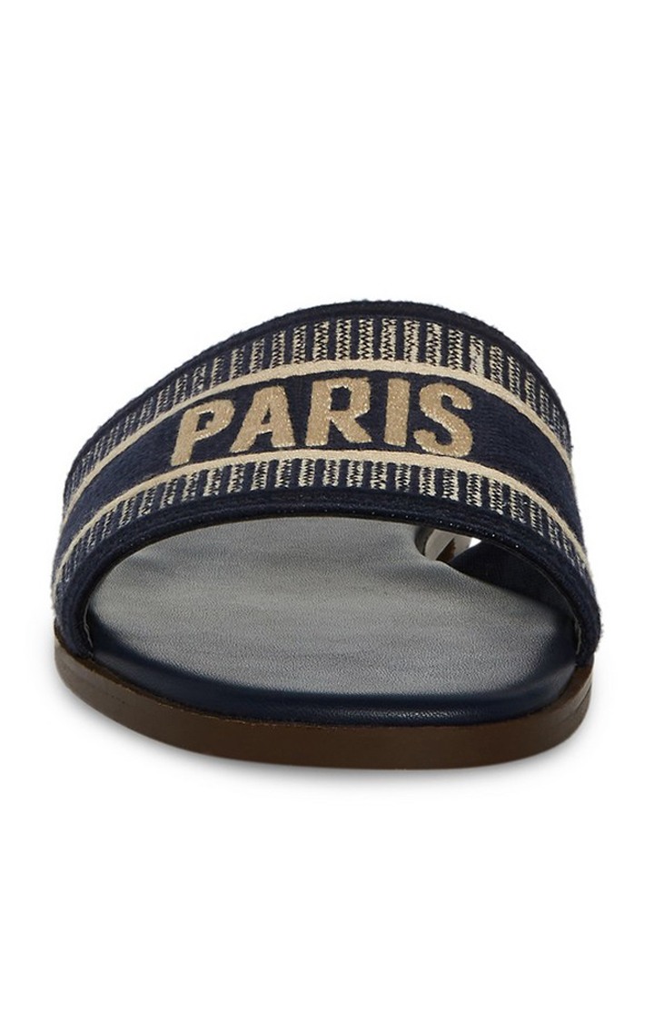 Knoxx Navy Flats