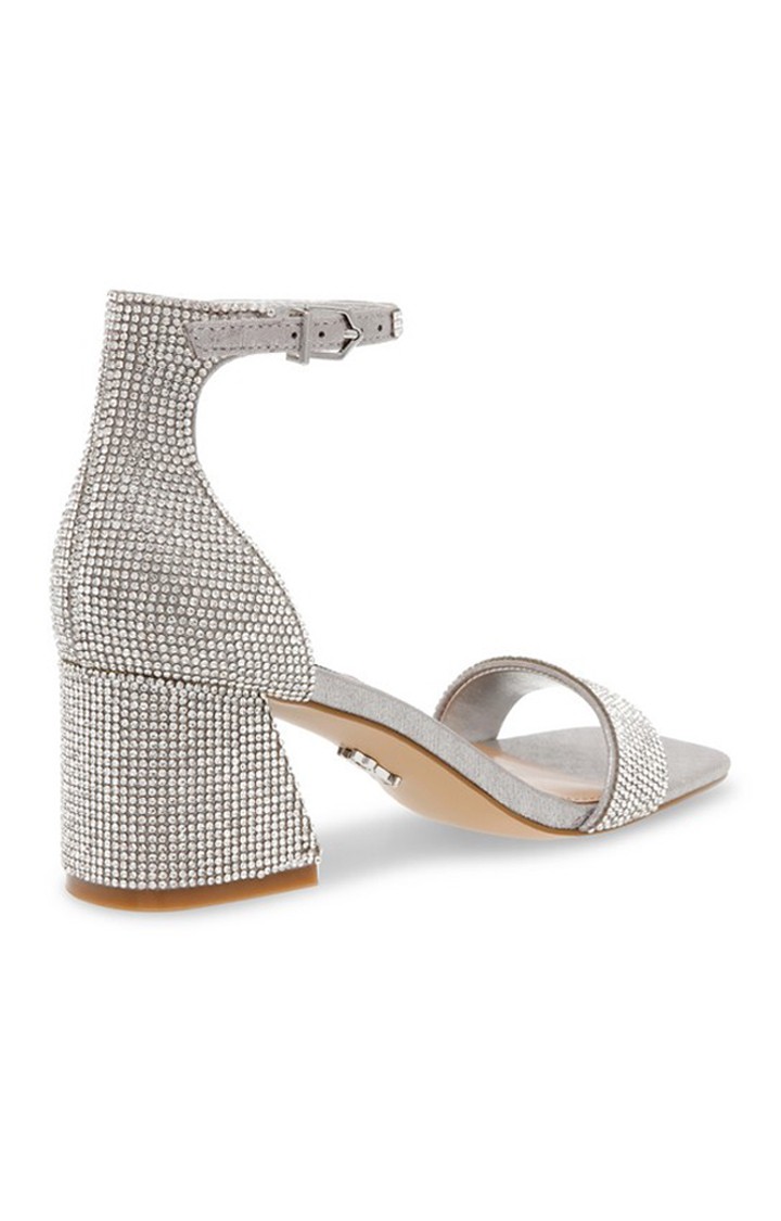 Epix-R Silver Heel Sandals