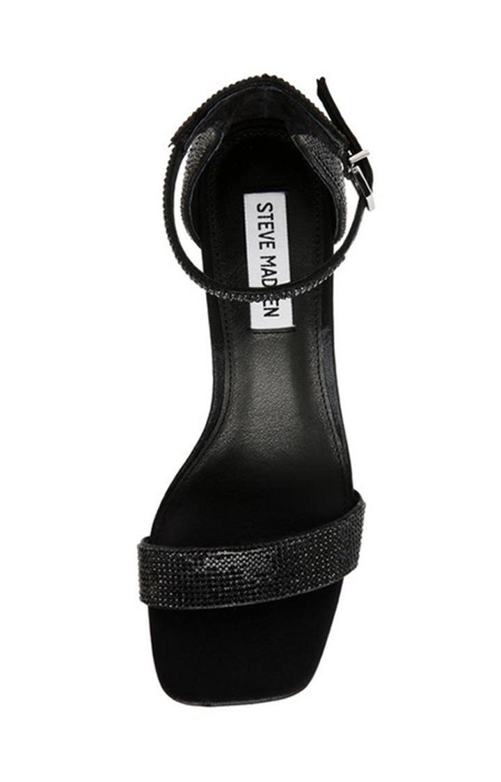 Epix-R Black Heel Sandals