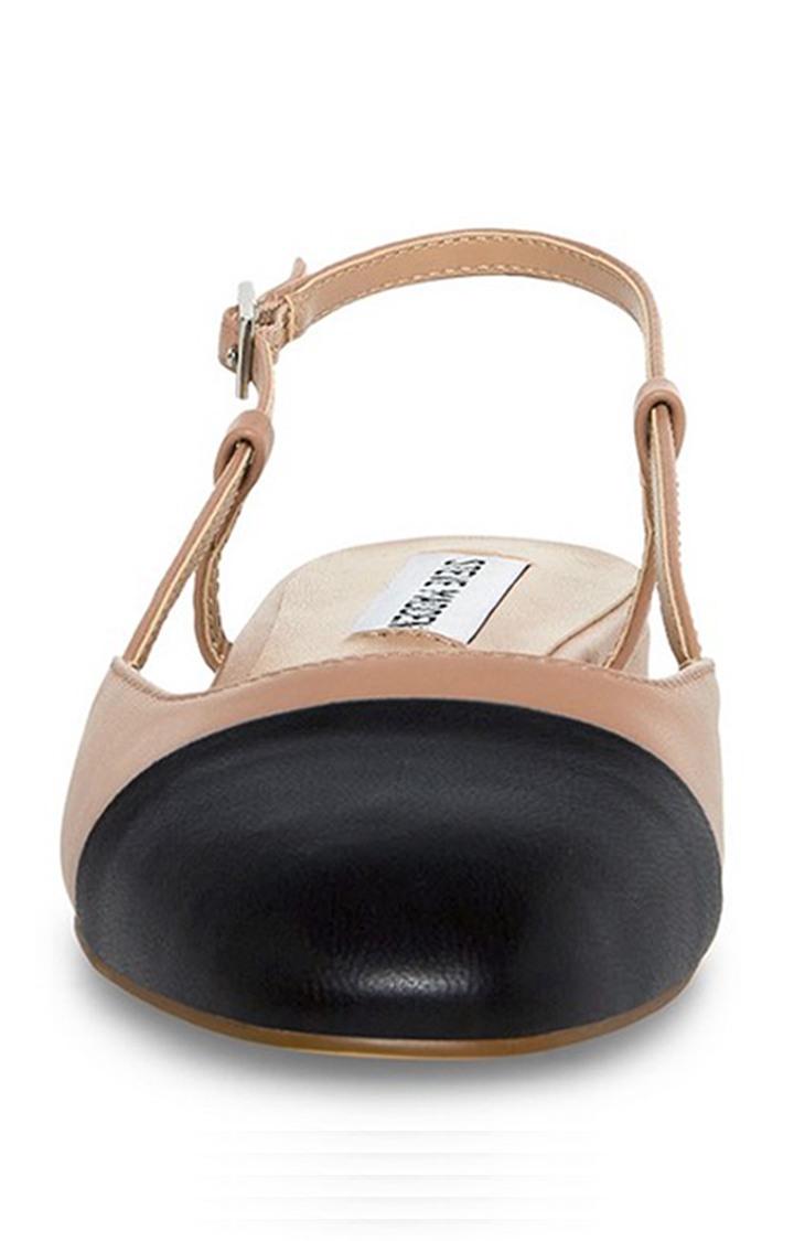 Belindaa Tan Closed Flats & Ballerinas