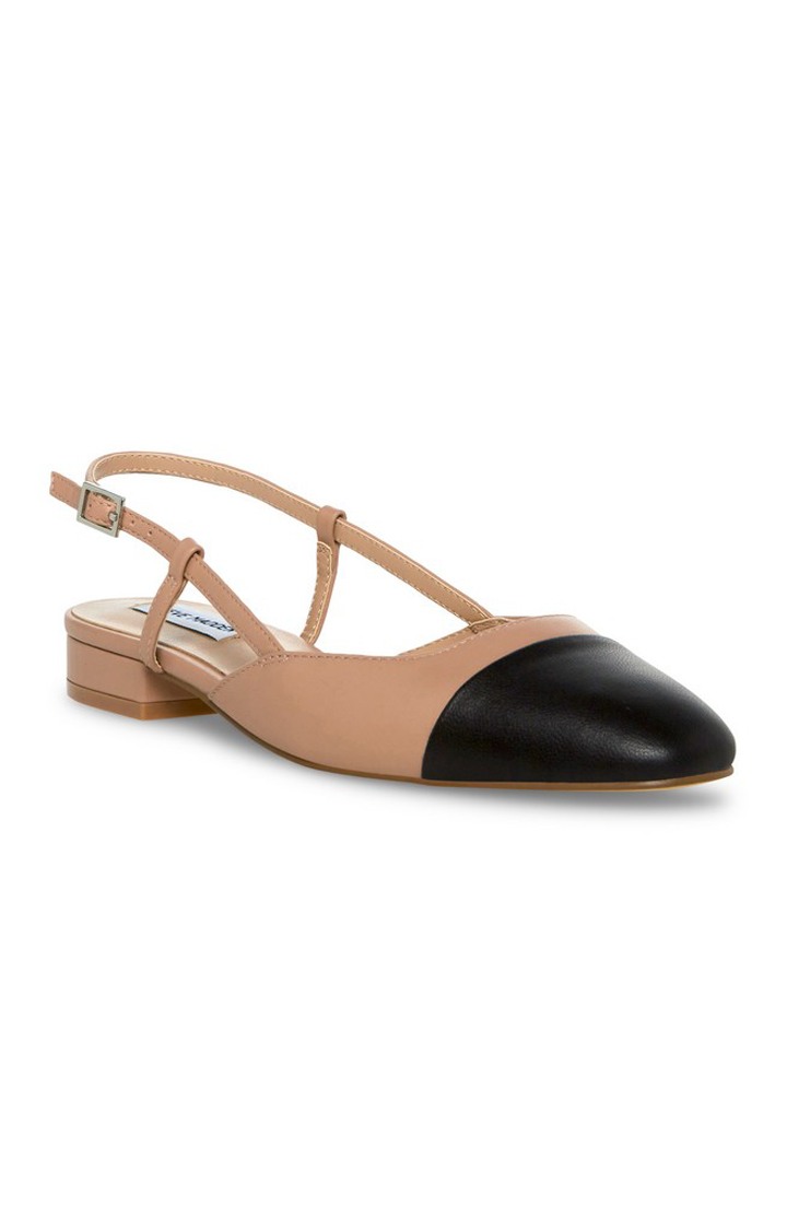 Belindaa Tan Closed Flats & Ballerinas