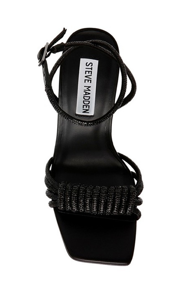 Light Up Black Heel Sandals