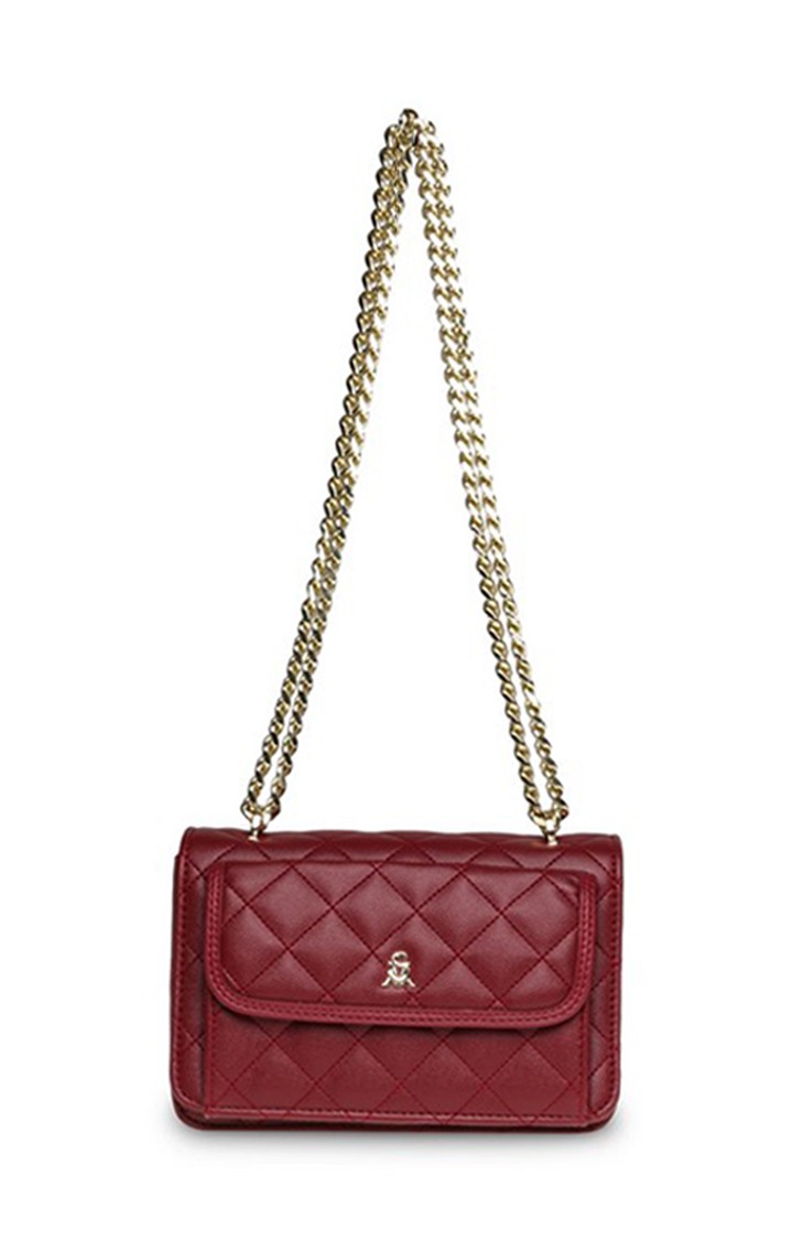 Bstunt Burgundy Handbags