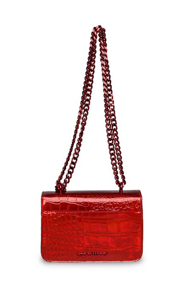 Biron Red Handbags