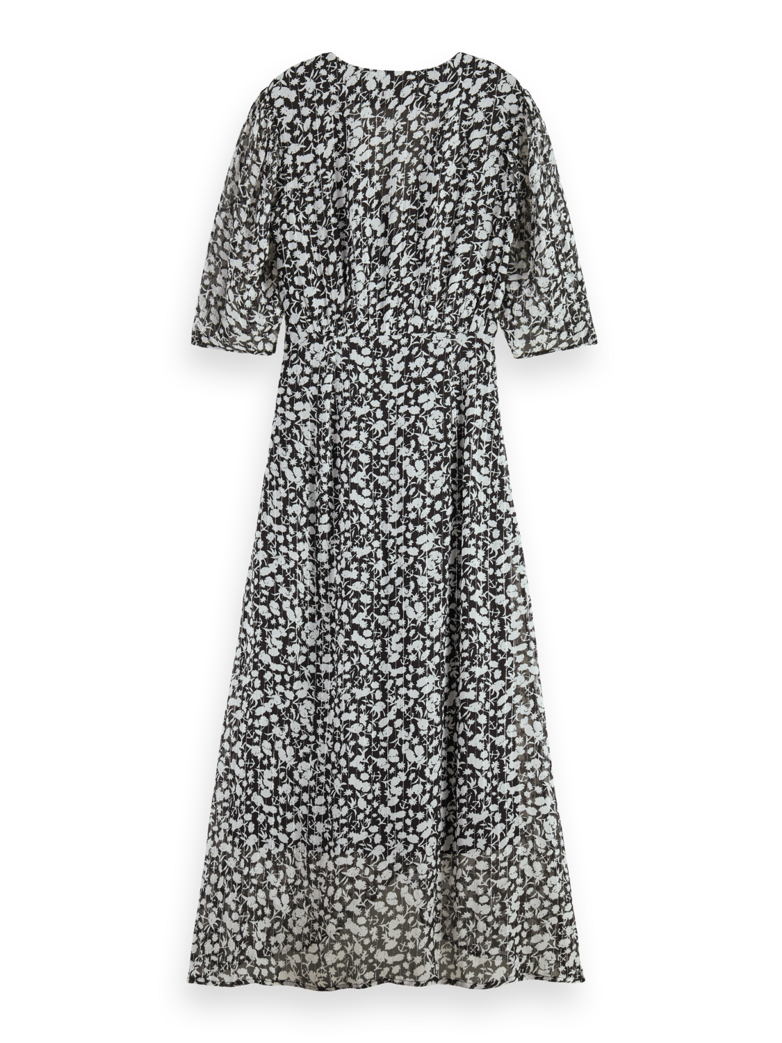 Midi dress with draped knot detail