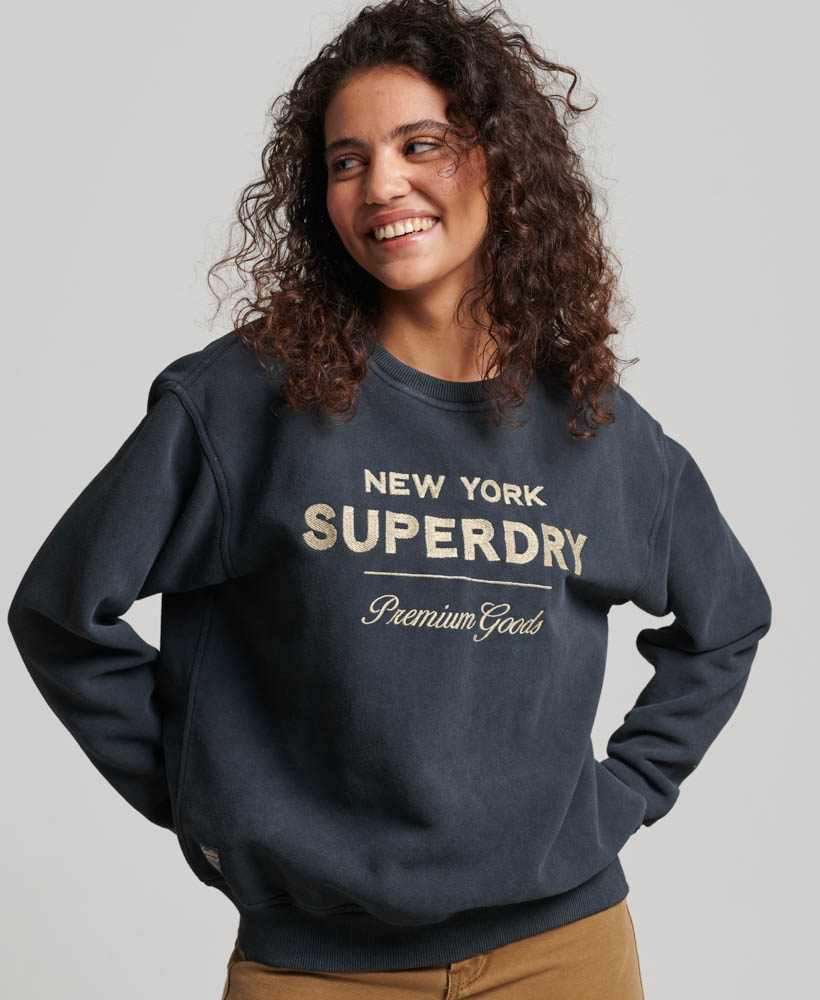 Superdry long sweatshirt outlet
