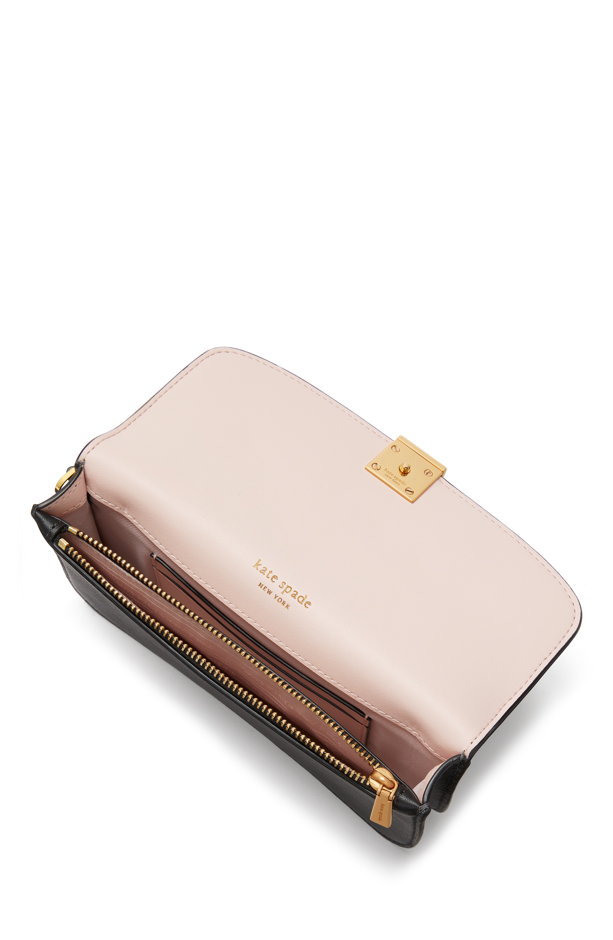 DAKOTA SMOOTH LEATHER flap wristlet