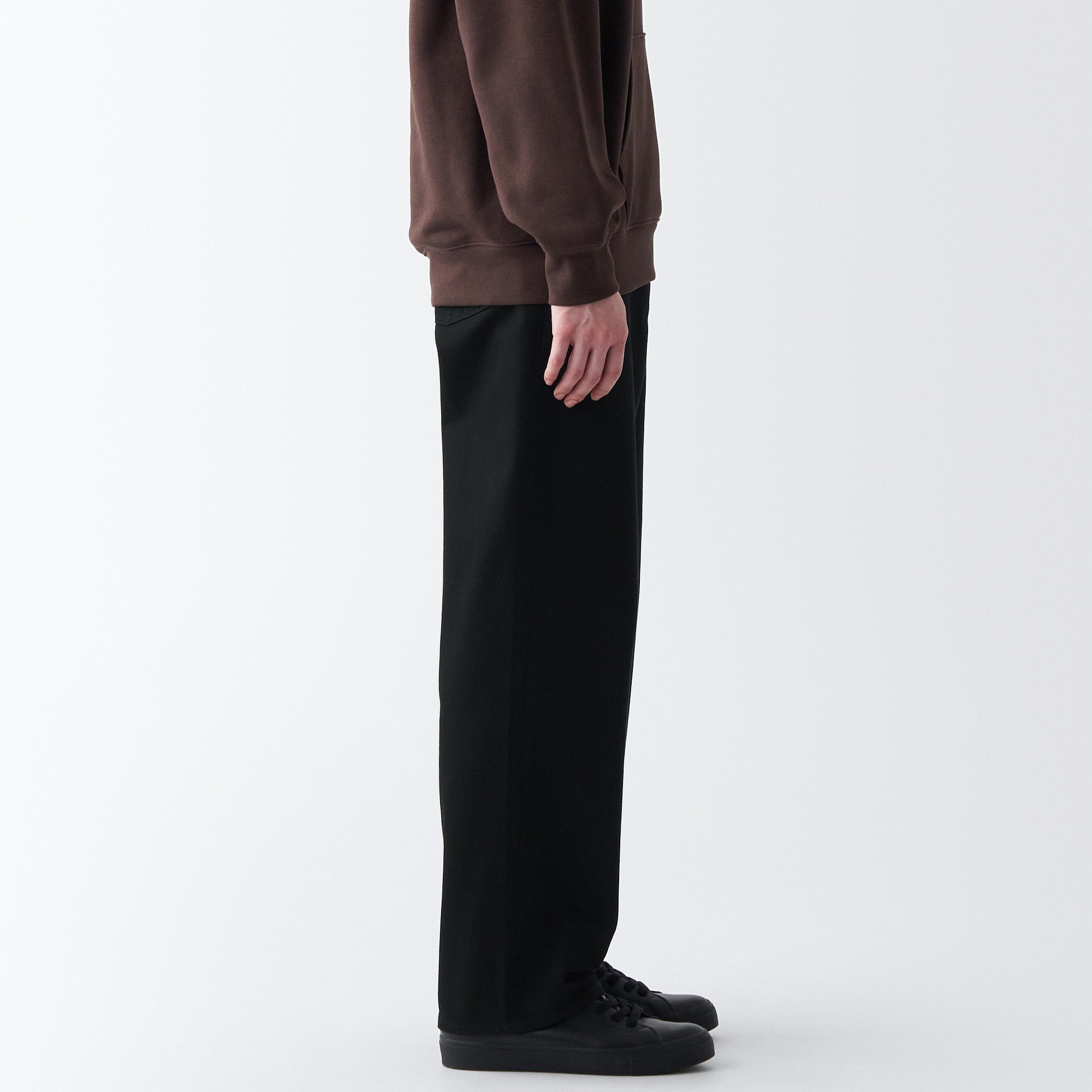 MUJI | Denim wide fit pants