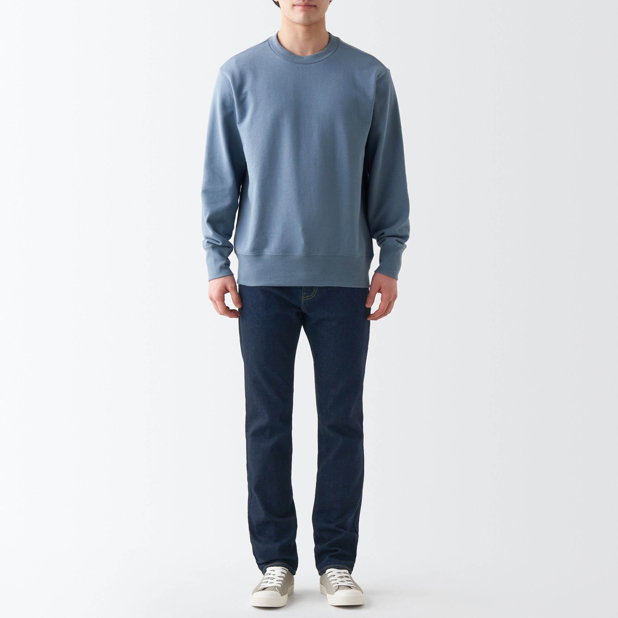MUJI | Stretch denim slim pants inseam 82cm