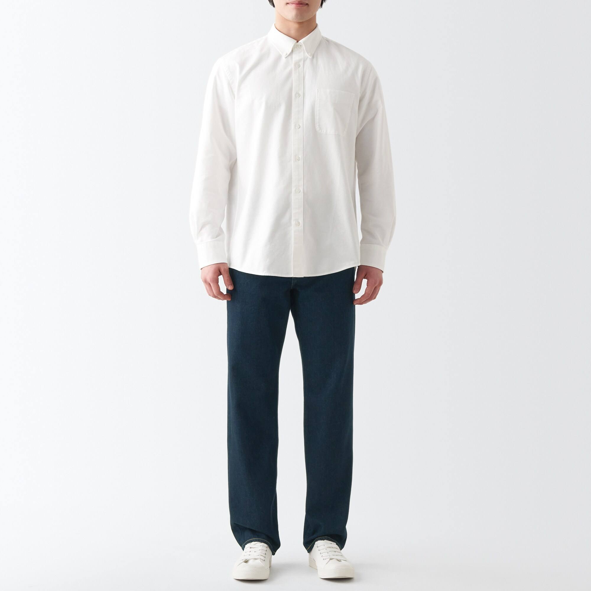 MUJI | Denim regular fit pants inseam 82cm