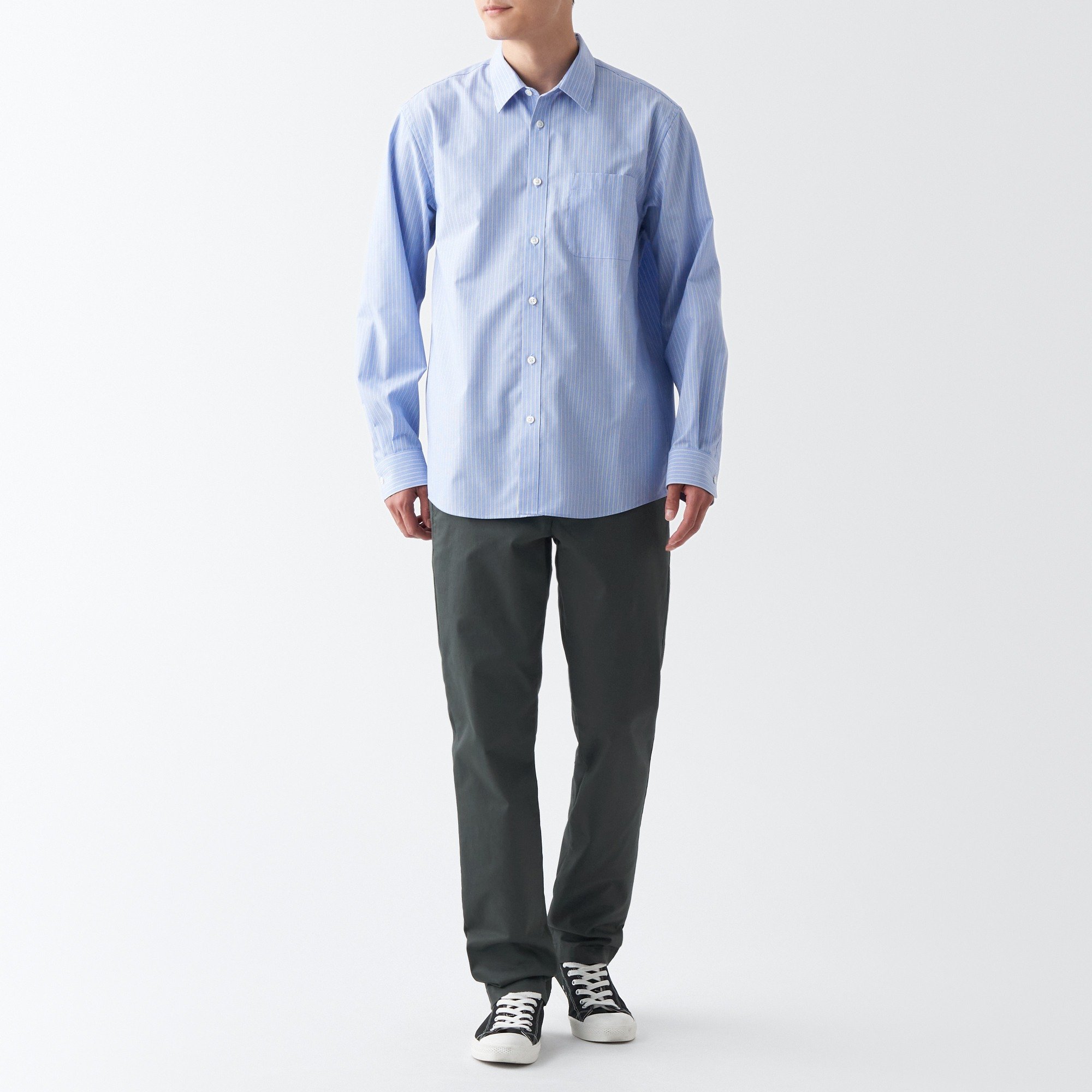 MUJI | Stretch chino slim Inseam 82cm