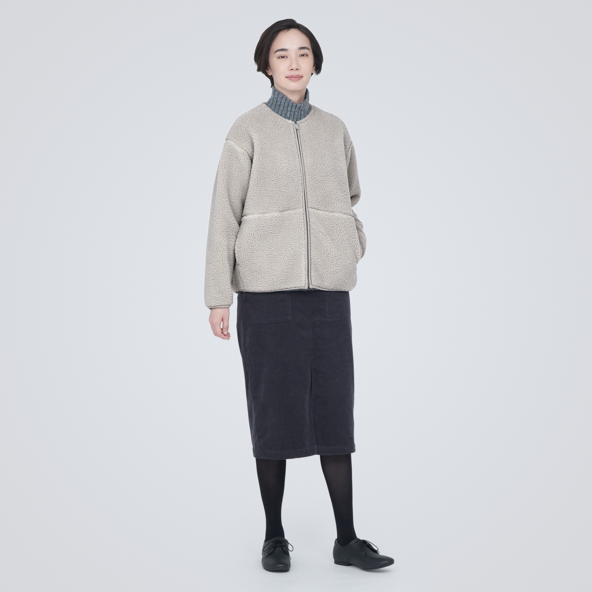 MUJI | Boa fleece jacket