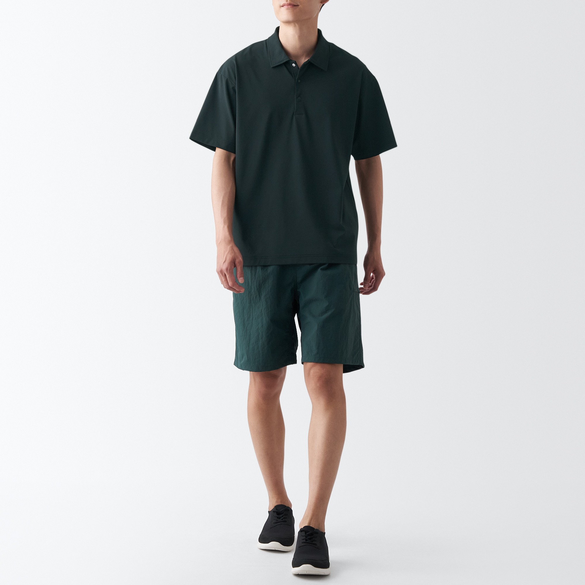 MUJI | Quick dry polo-shirt (ASEAN)