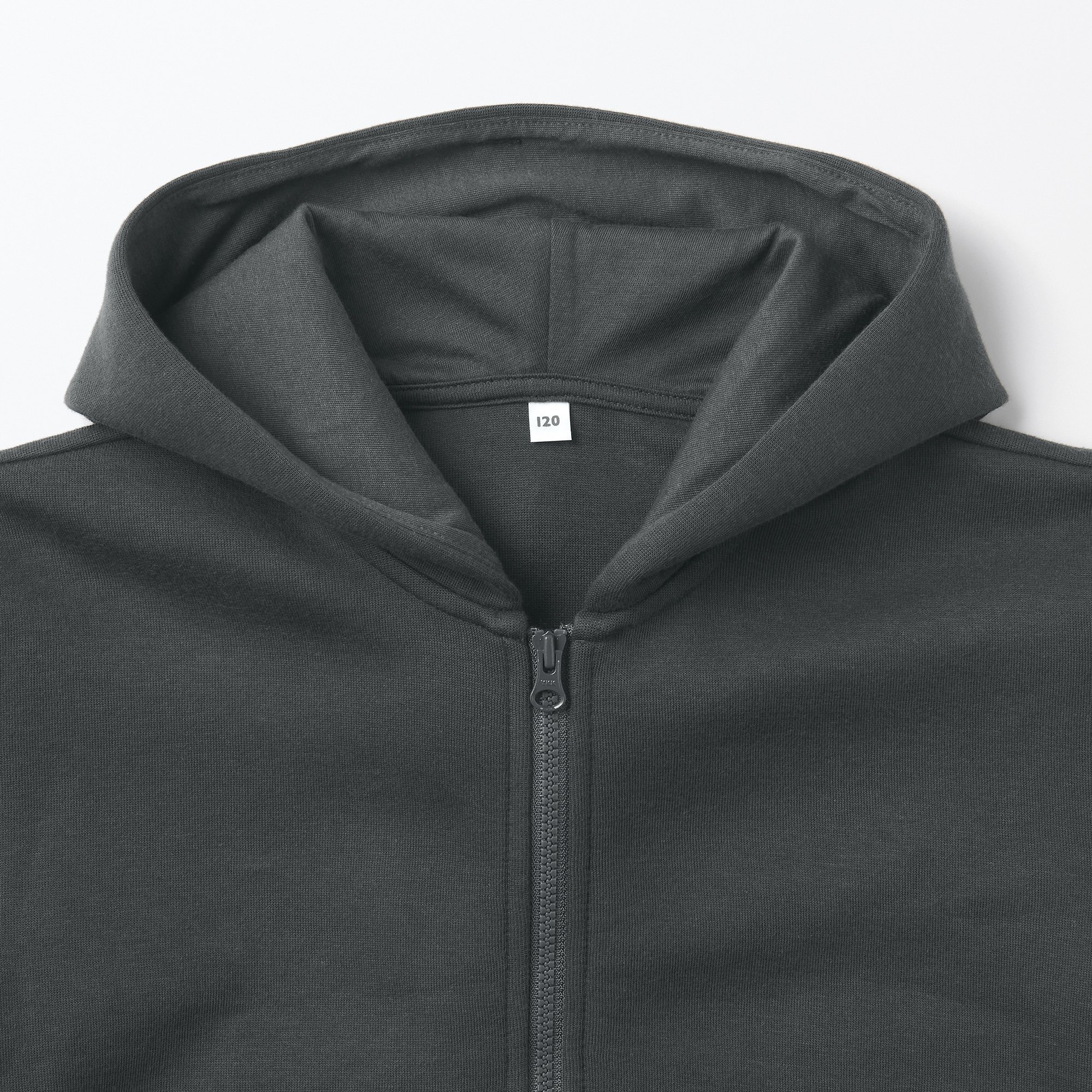 MUJI | Double knitted sweat Zip up hoodie(Kids)