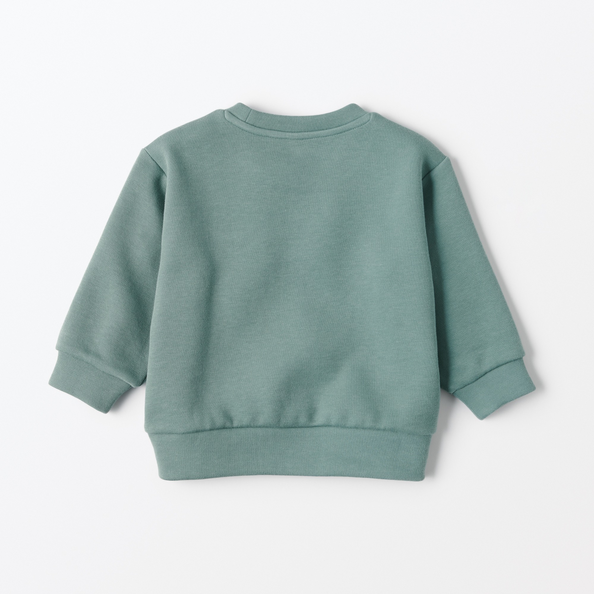 MUJI | Embroidered double knitted sweatshirt (Baby)