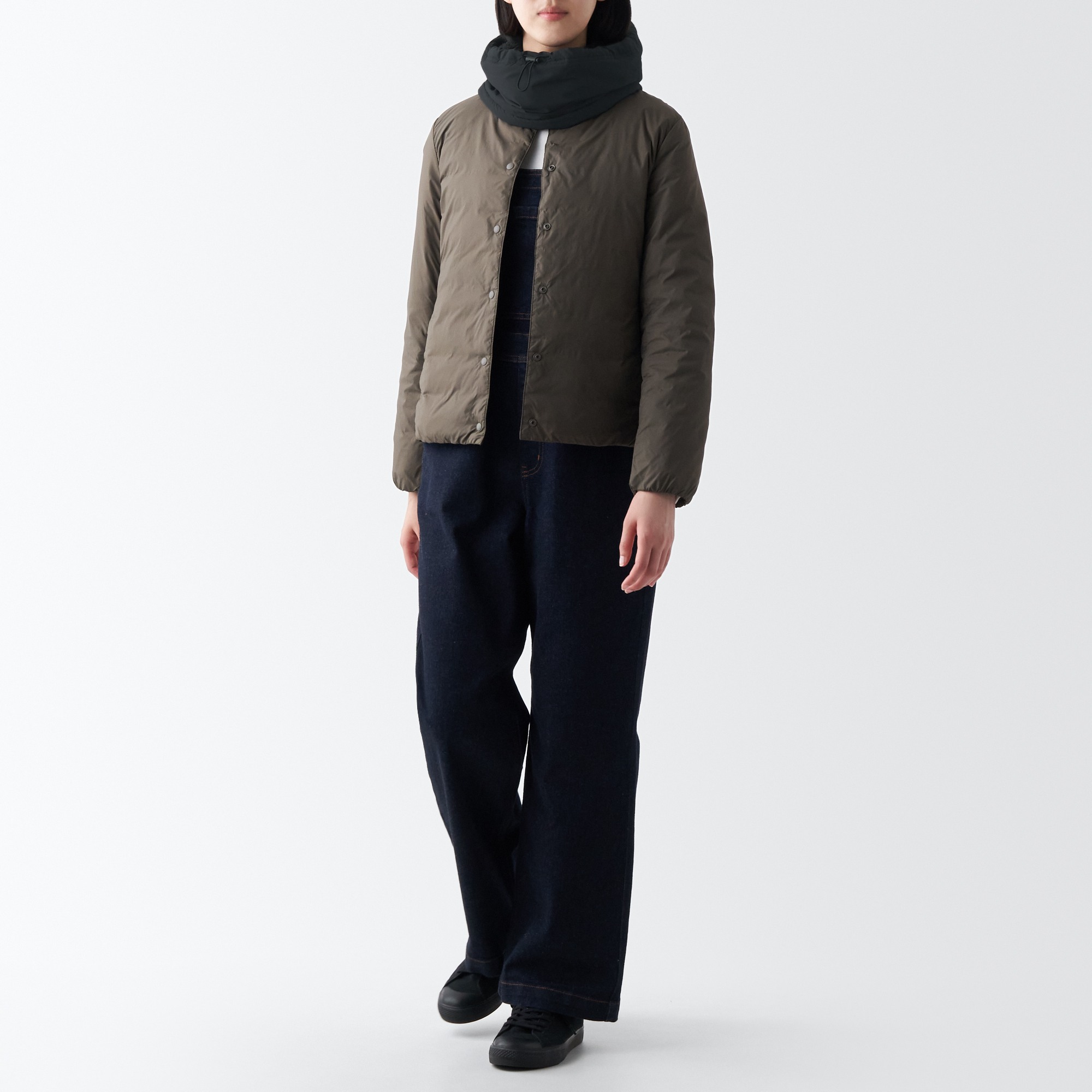 MUJI | Water-reppellent boa neck warmer