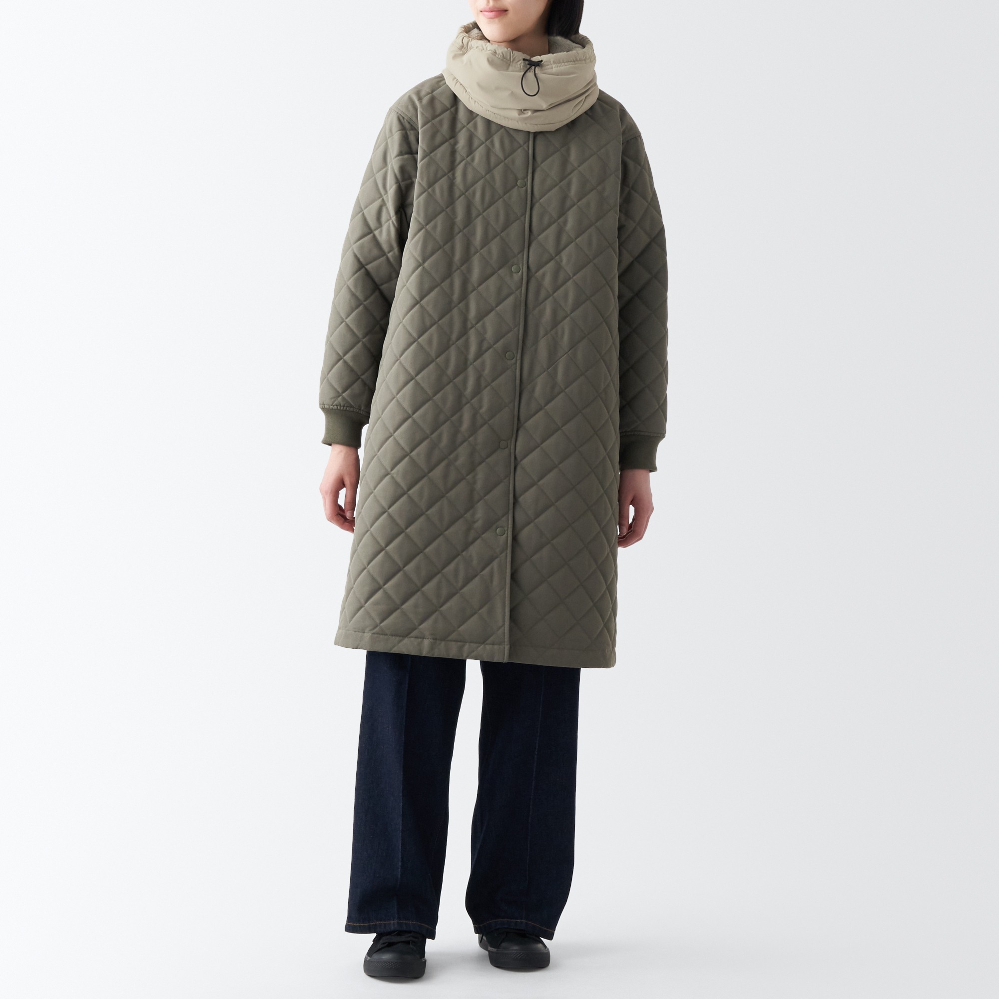 MUJI | Water-reppellent boa neck warmer