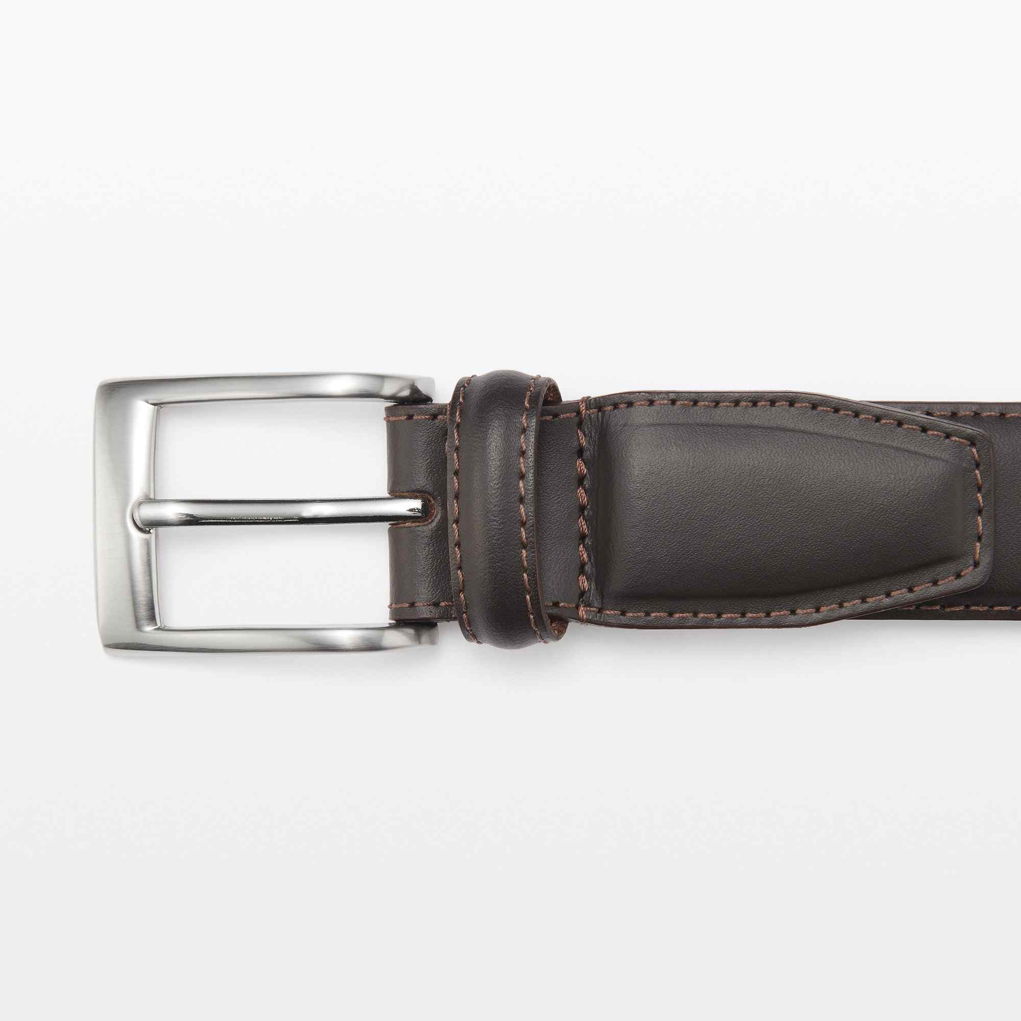 Vegetable tanned leather Adjustable length belt