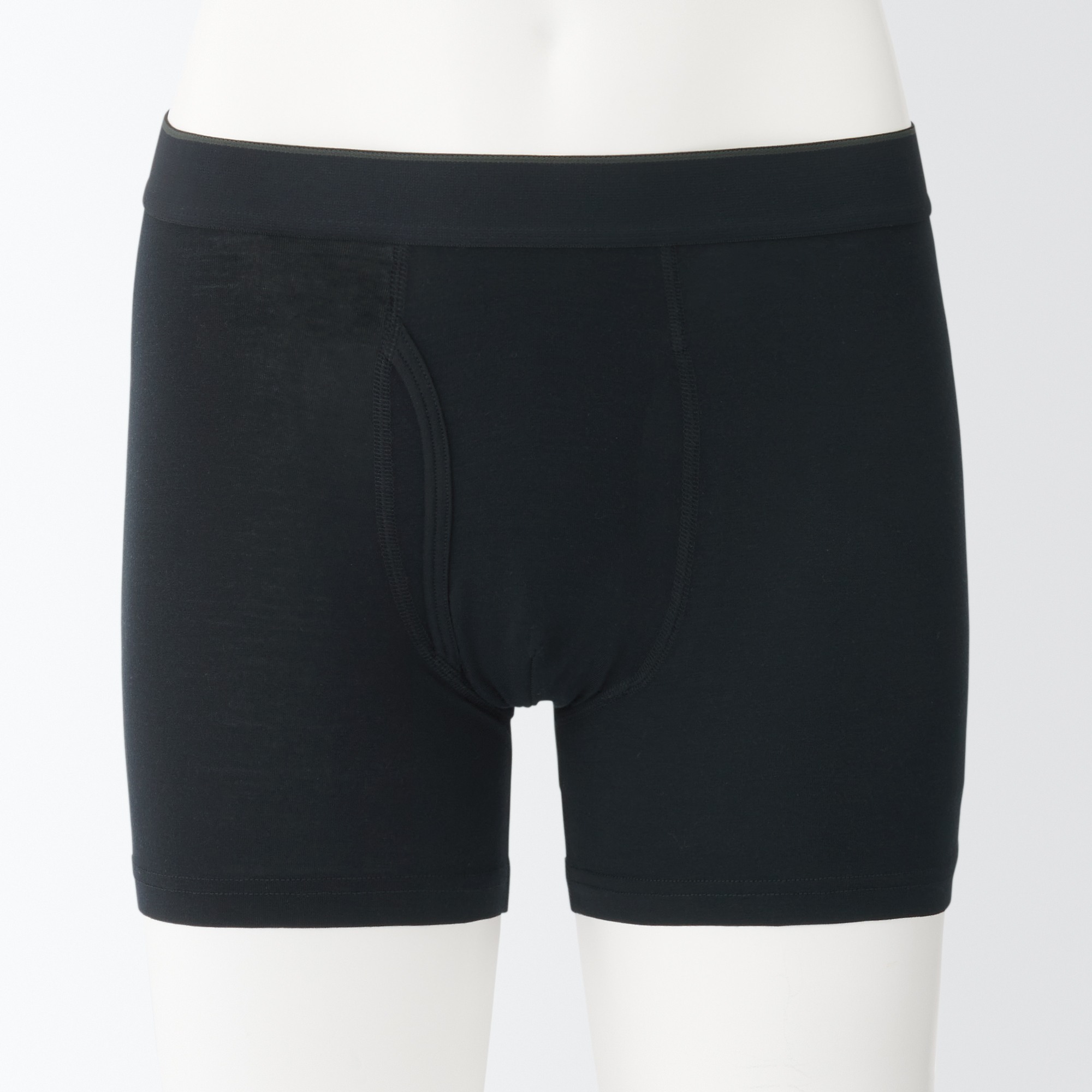 Lyocell stretch Front open boxer pants