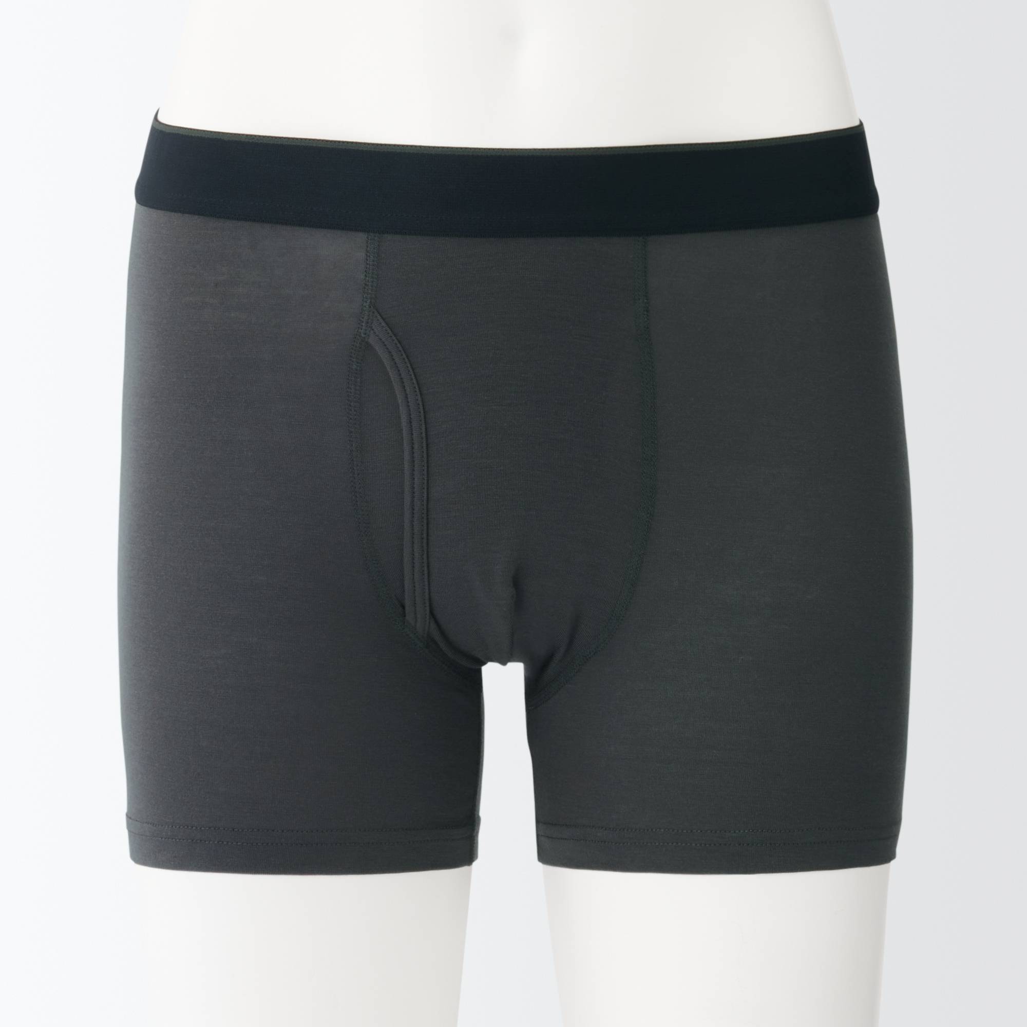 Lyocell stretch Front open boxer pants