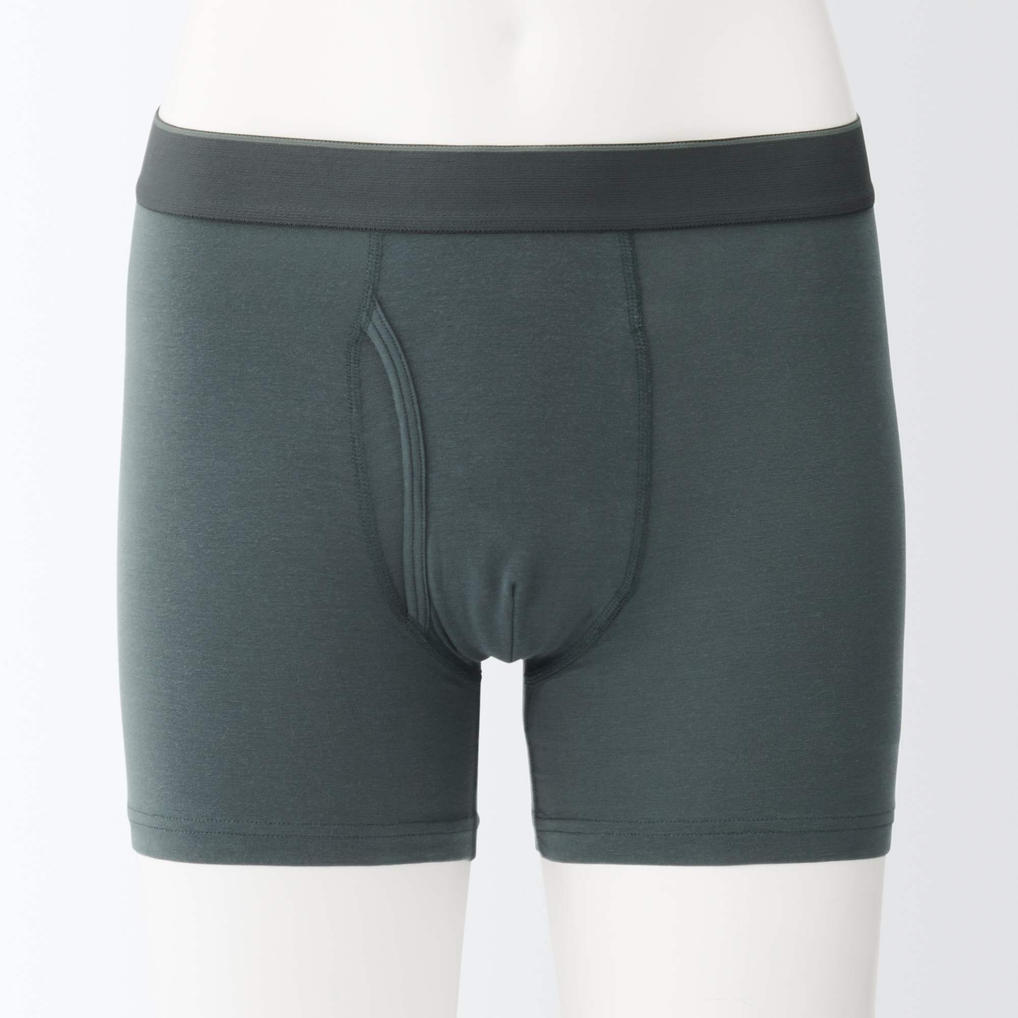 Lyocell stretch Front open boxer pants