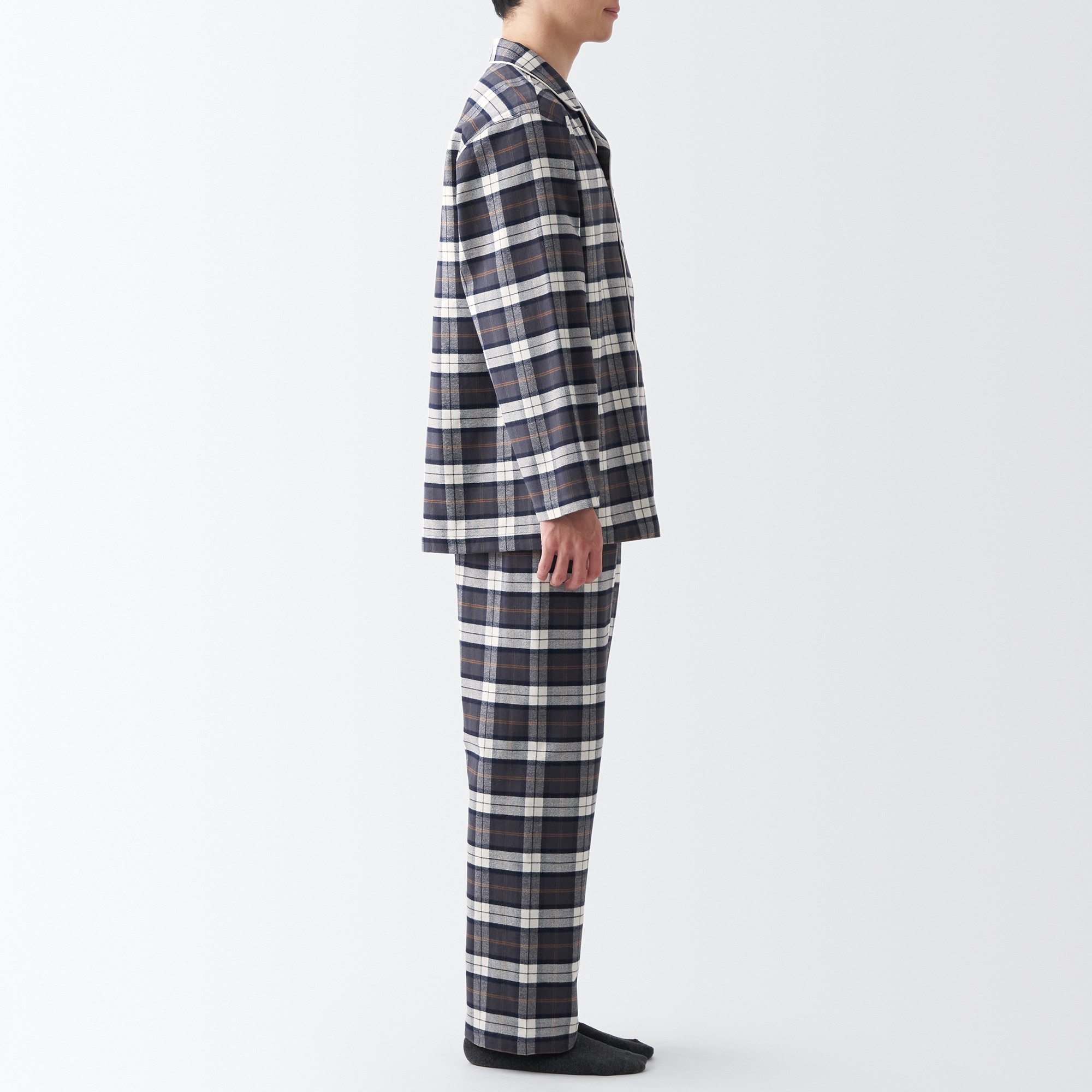 Side Seamless Flannel Pajamas