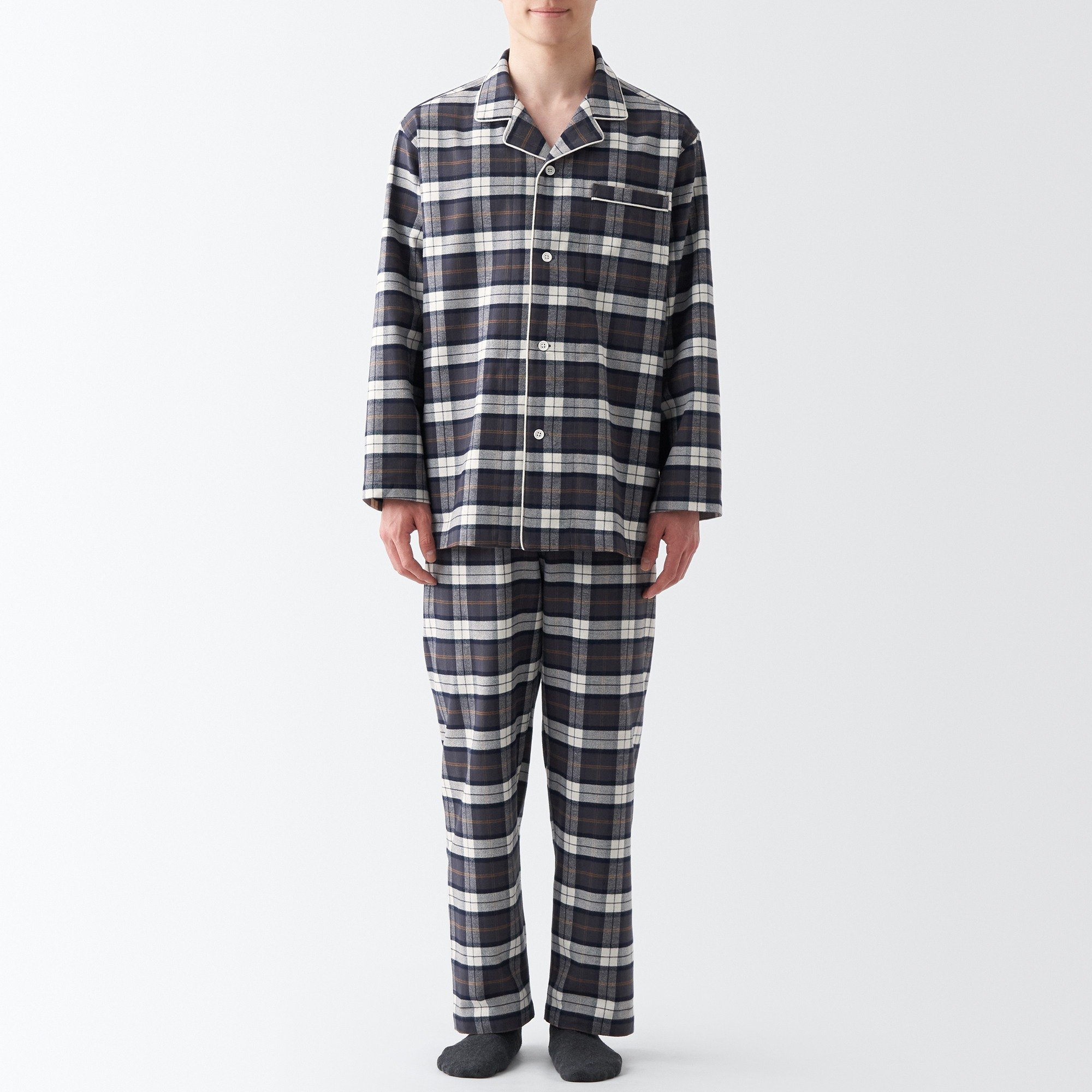 Side Seamless Flannel Pajamas