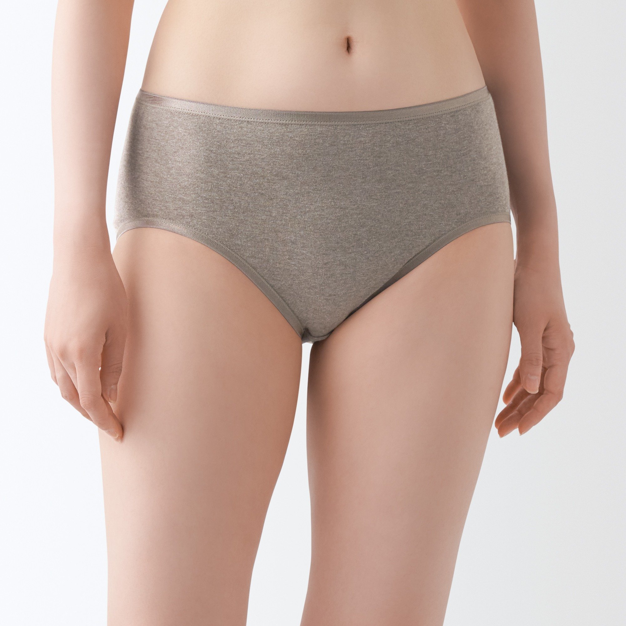 Ribbed High-rise bikini