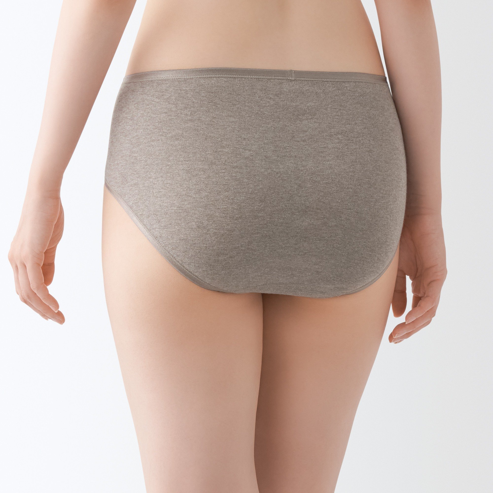 Ribbed High-rise bikini