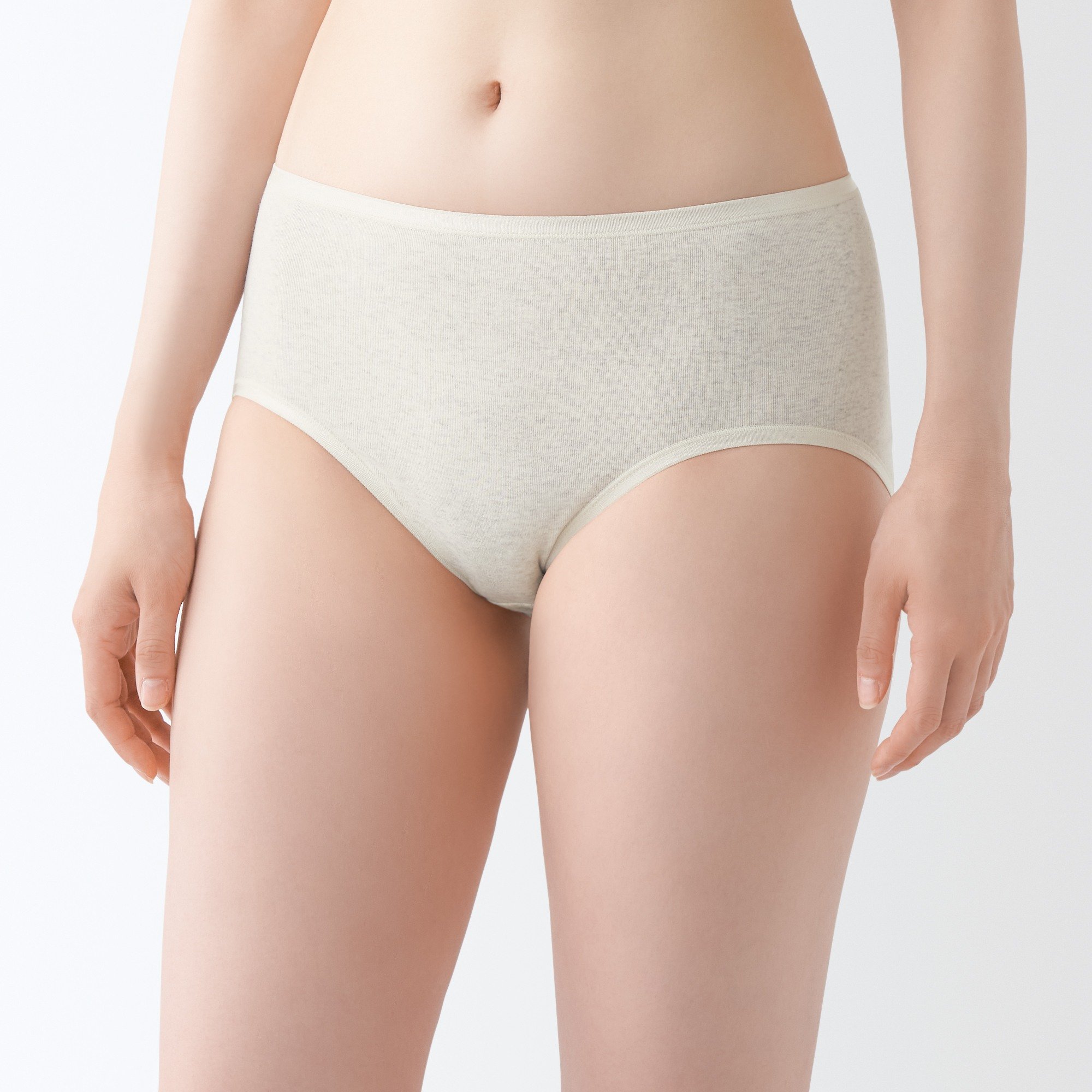 Ribbed High-rise bikini