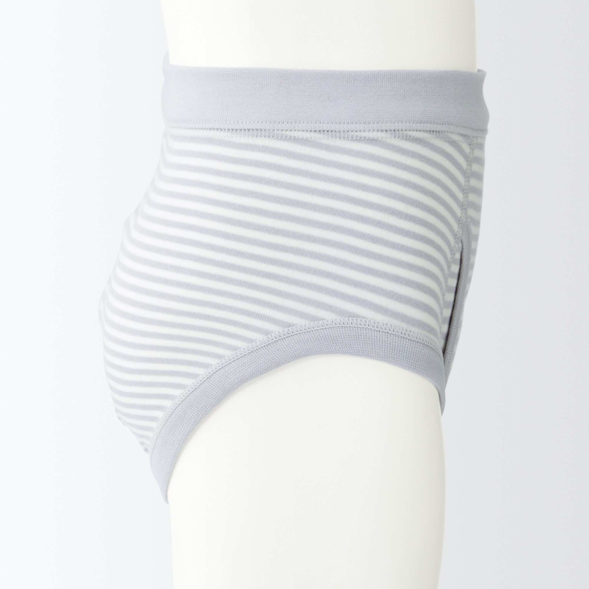 Rib Knit Fly Front Boxer Briefs (Kids)