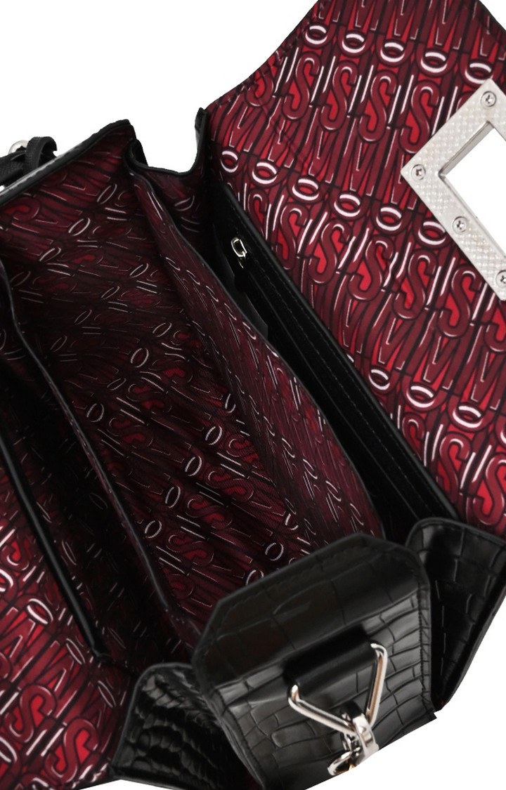 Bkylo Black Handbags