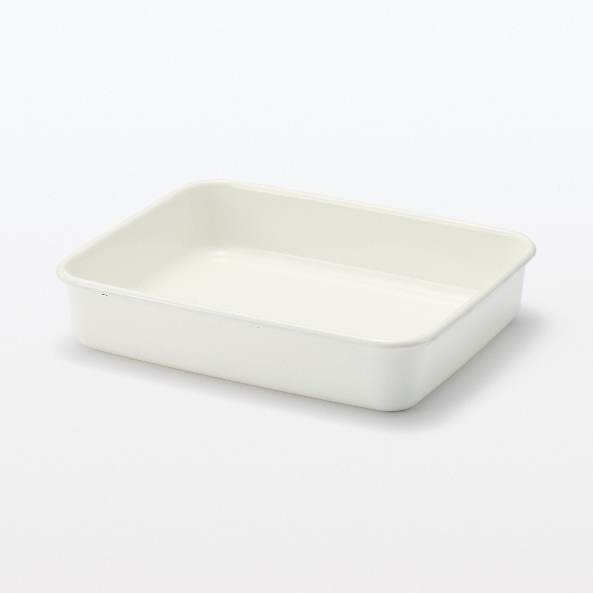 MUJI | Selectable lid Enamel container L