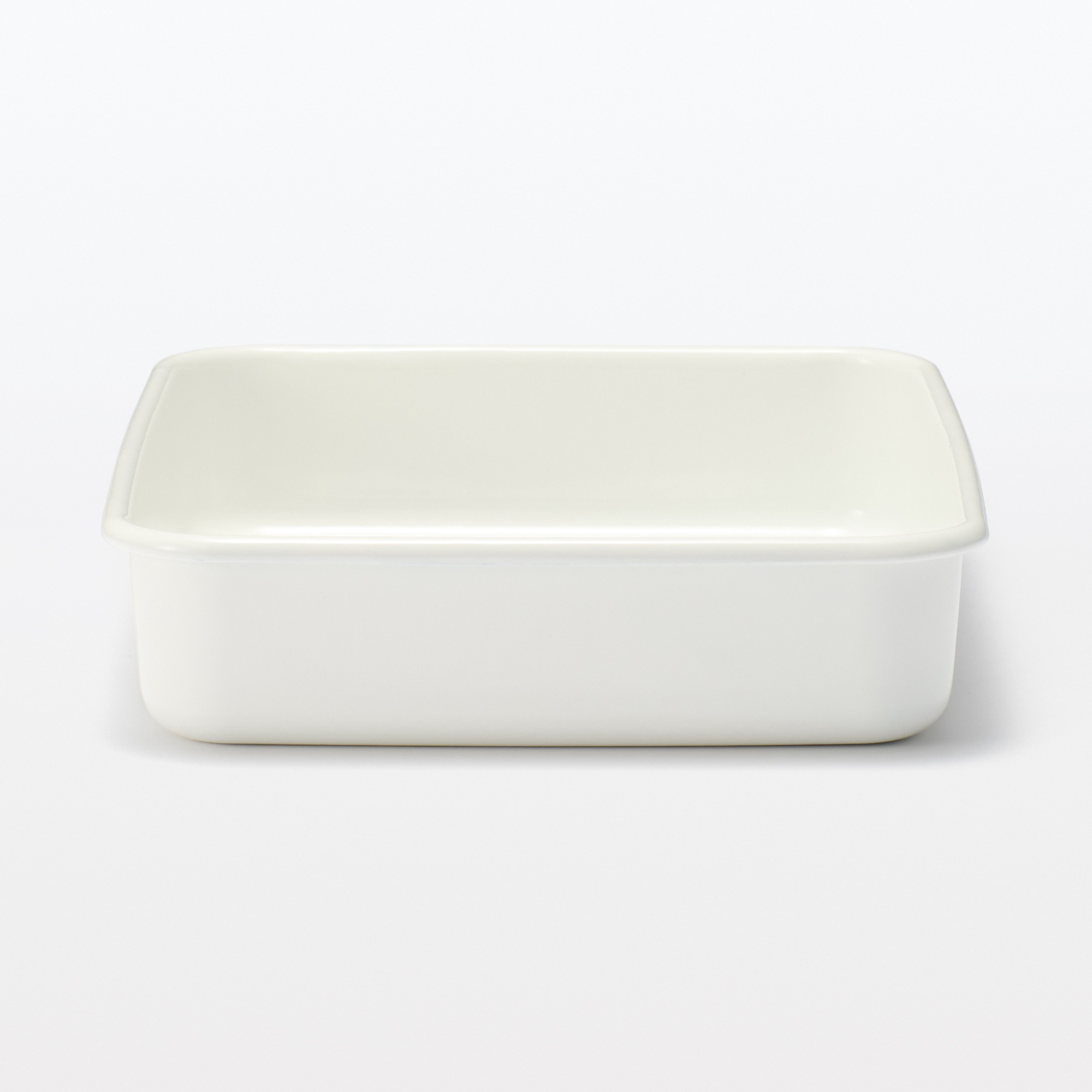 MUJI | Selectable lid Enamel container L