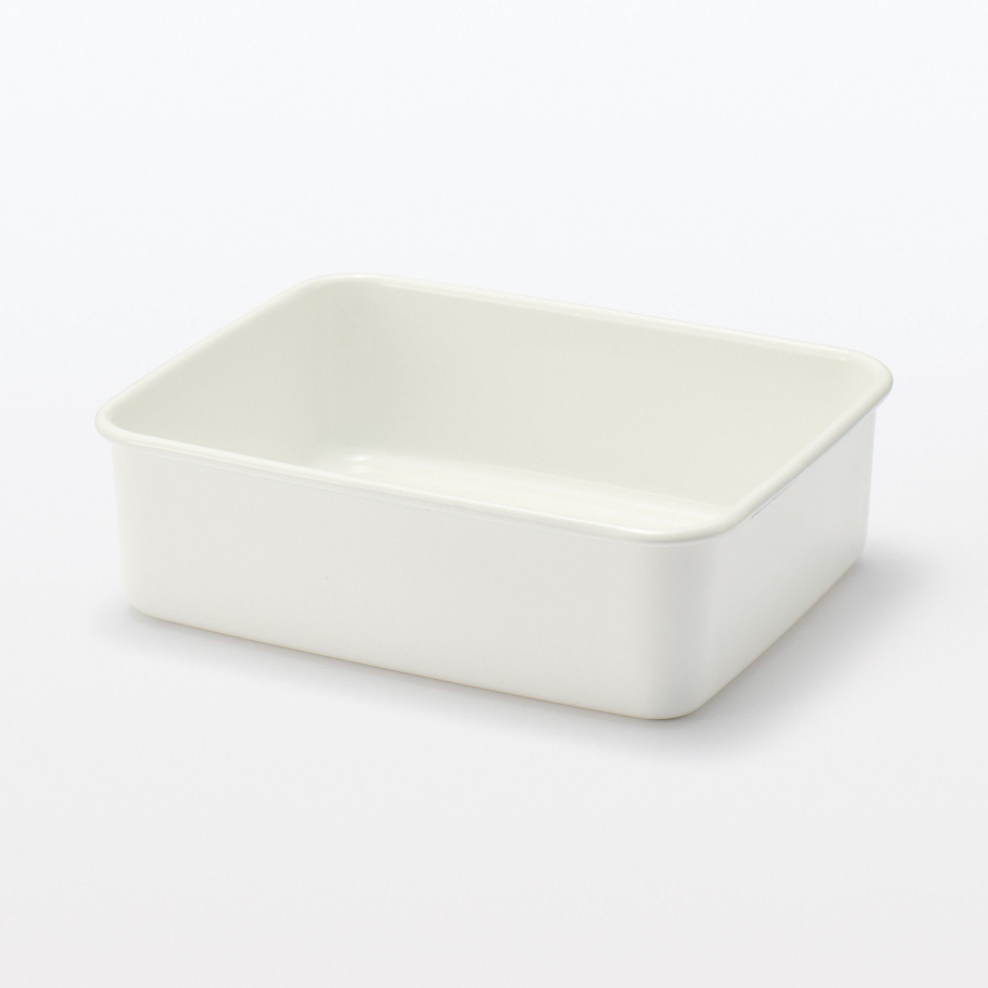 MUJI | Selectable lid Enamel container Deep L