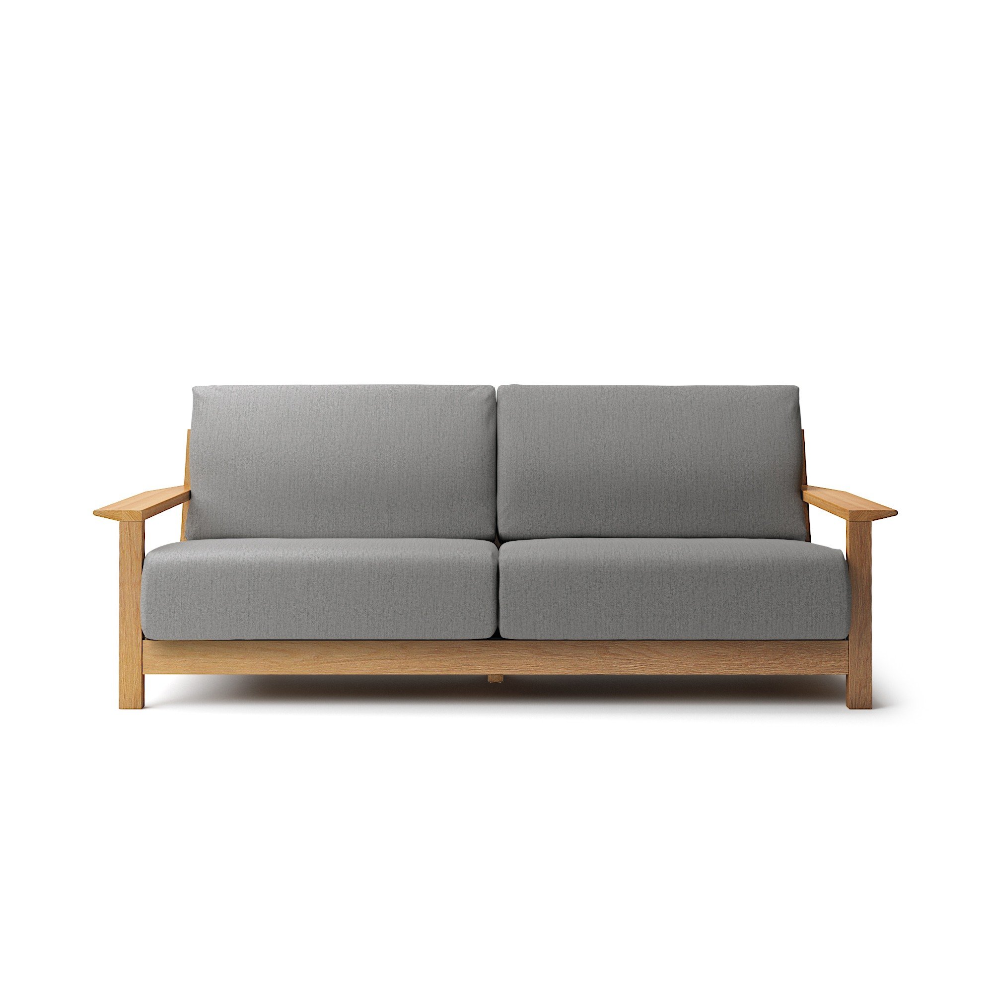 MUJI | Cotton canvas cover for Sofa Wooden frame 3S Urethane PC