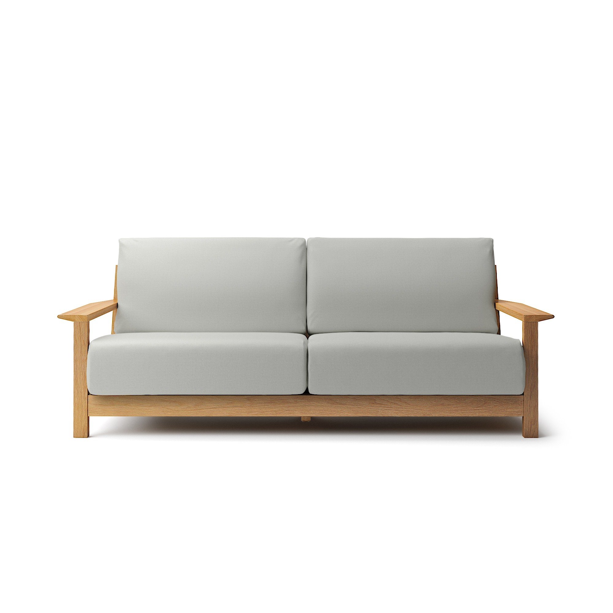 MUJI | Cotton canvas cover for Sofa Wooden frame 3S Urethane PC