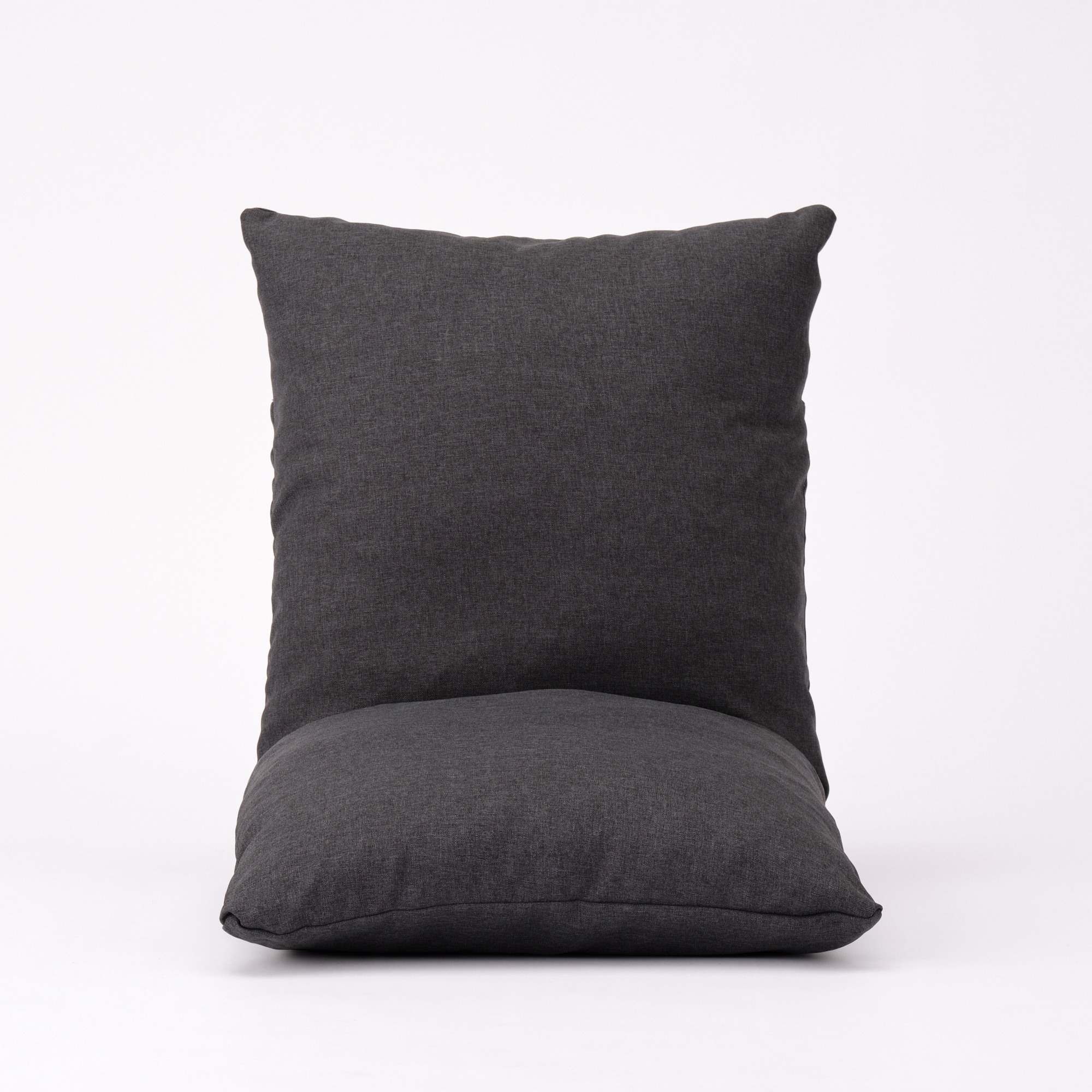 [A]SOFA COVER FOR CUSHION SOFA 1SEATER Dark grey