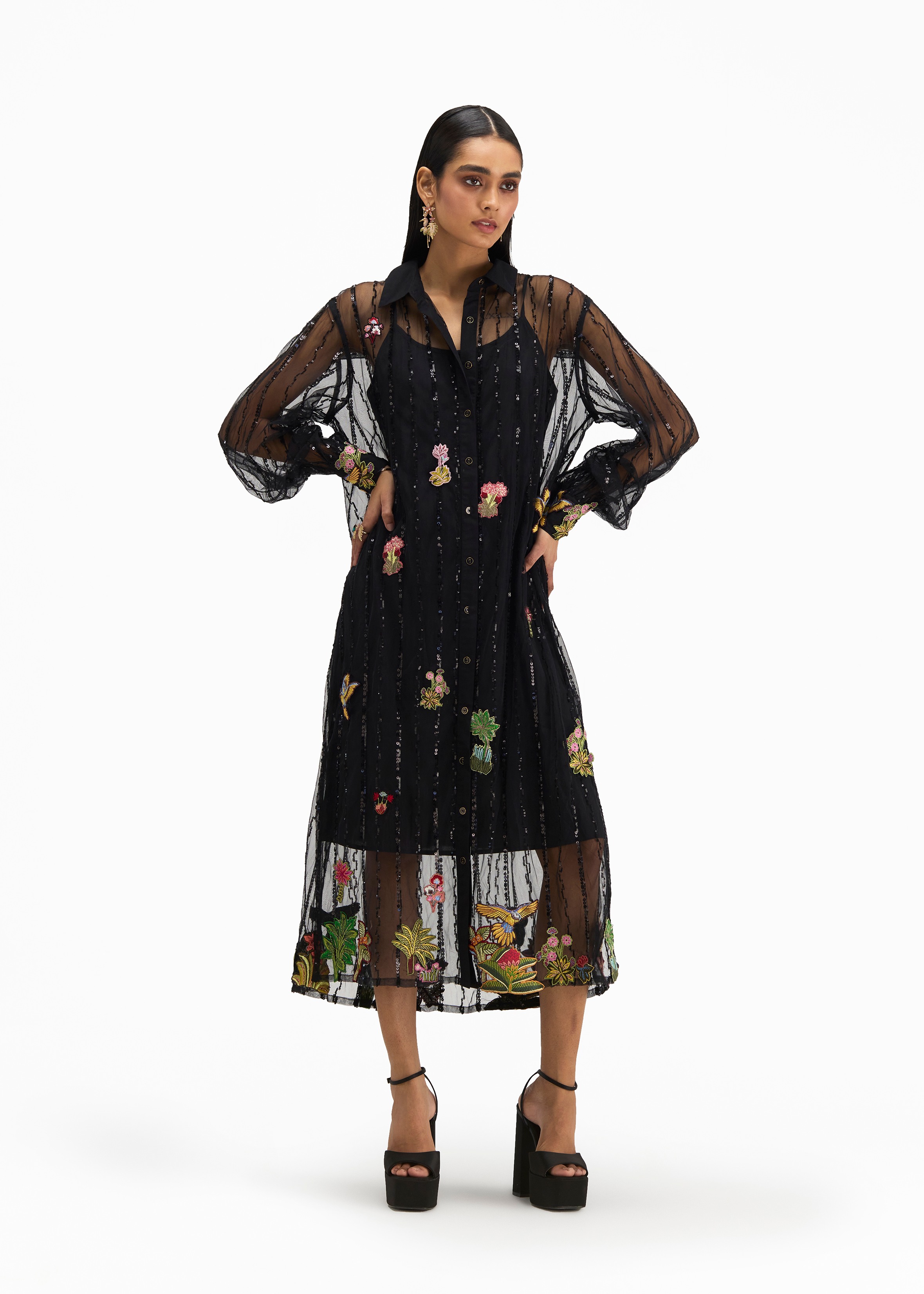 Jungle 3D Mesh Dress