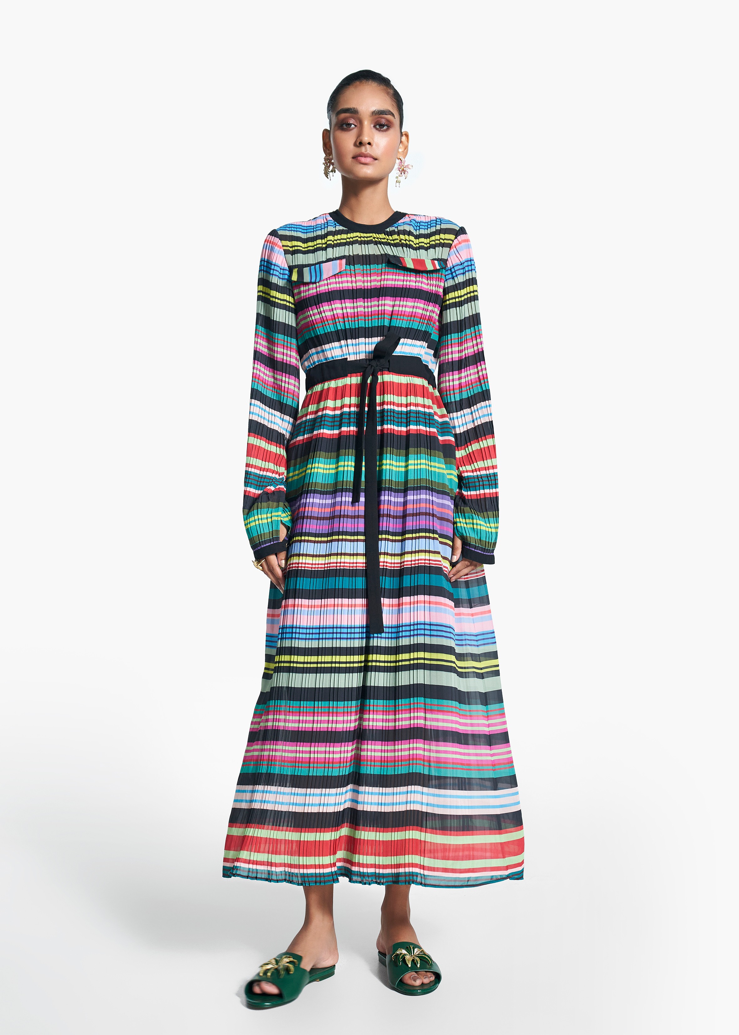 Pleated Nun Dress- J3D