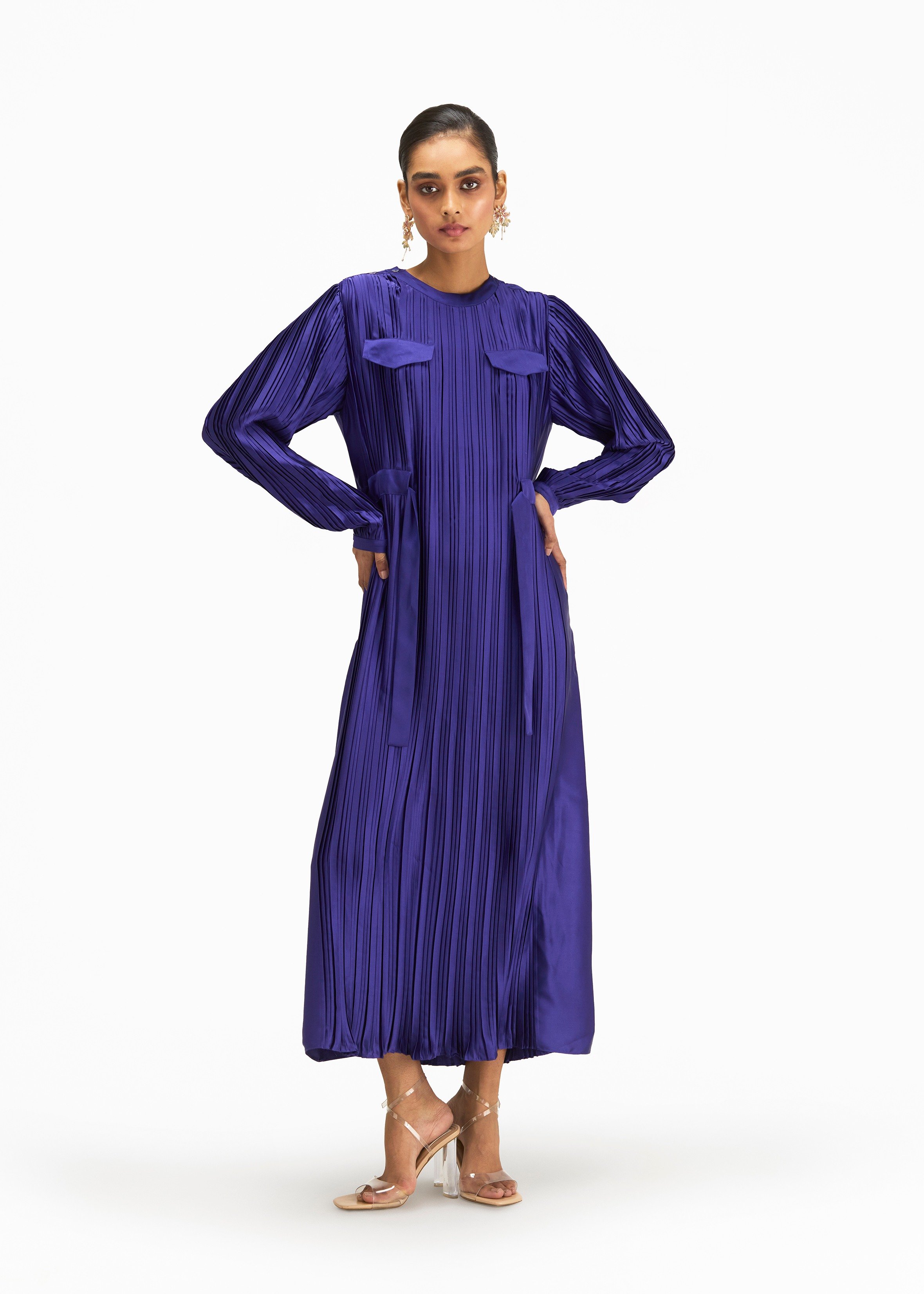 Pleated Nun Dress- J3D