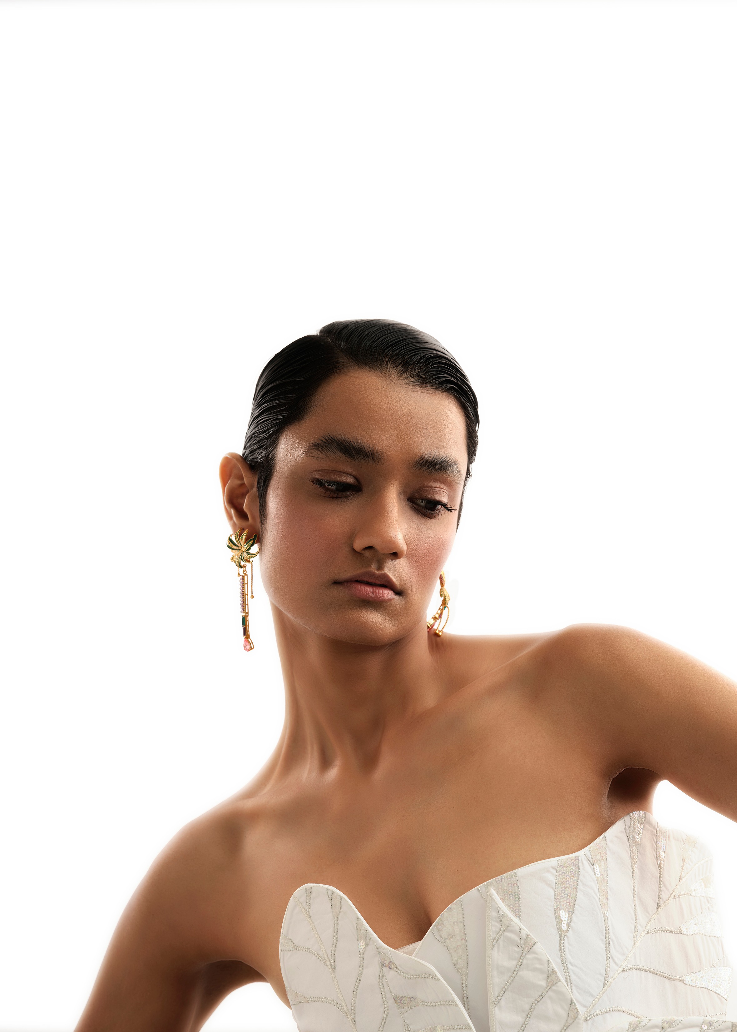 Mismatch Dangler Earring
