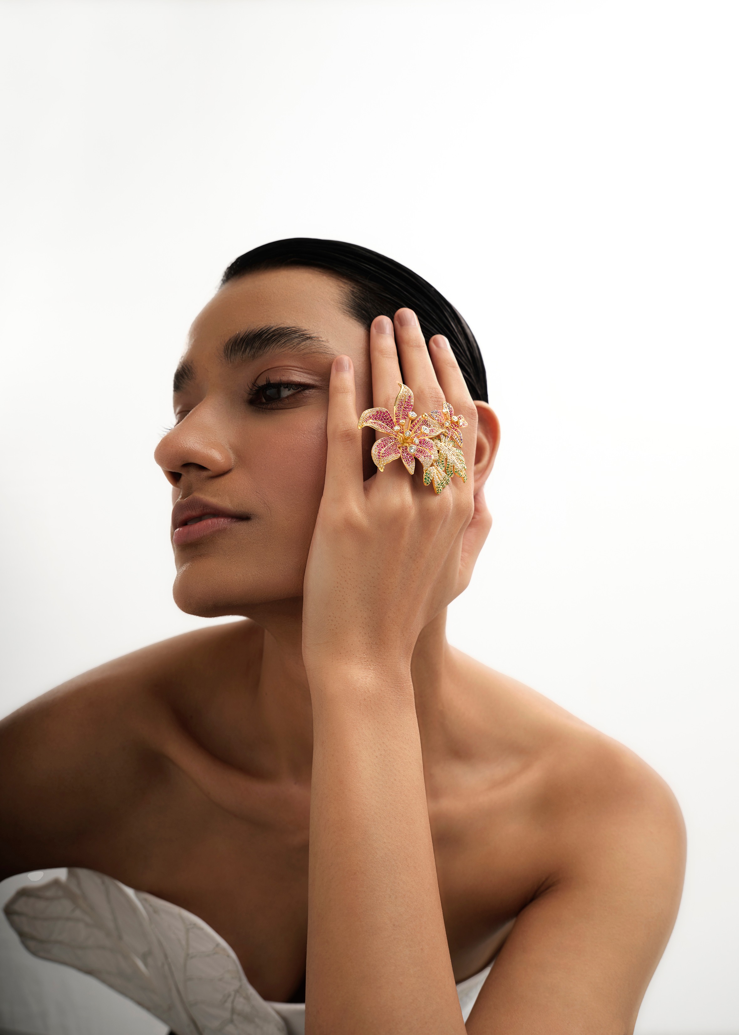Afew Rahul Mishra | Floral Statement Ring