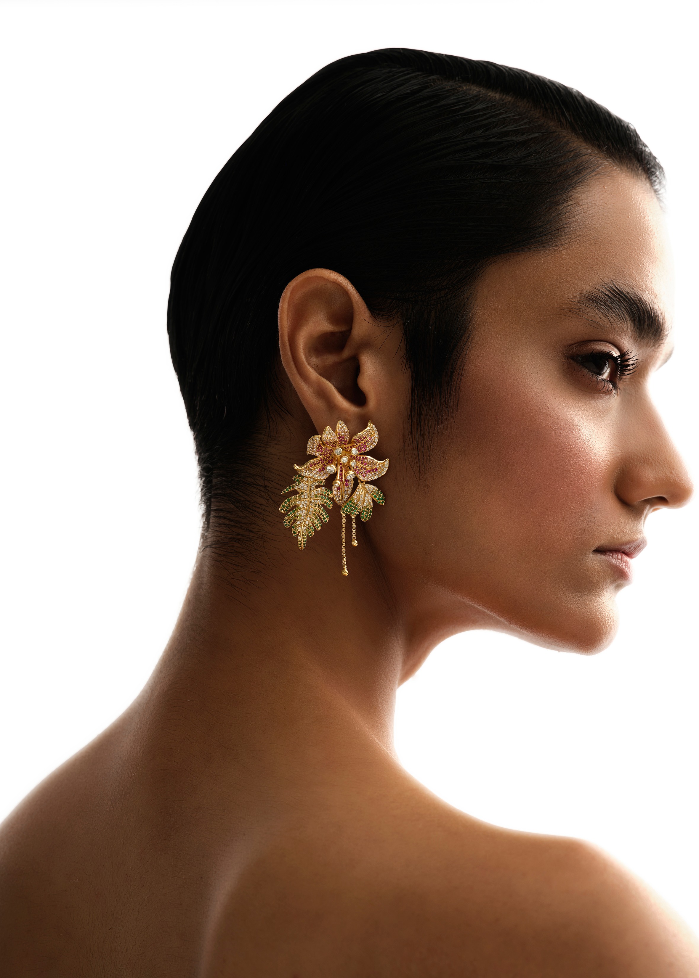 Afew Rahul Mishra | Floral Mismatch Earring