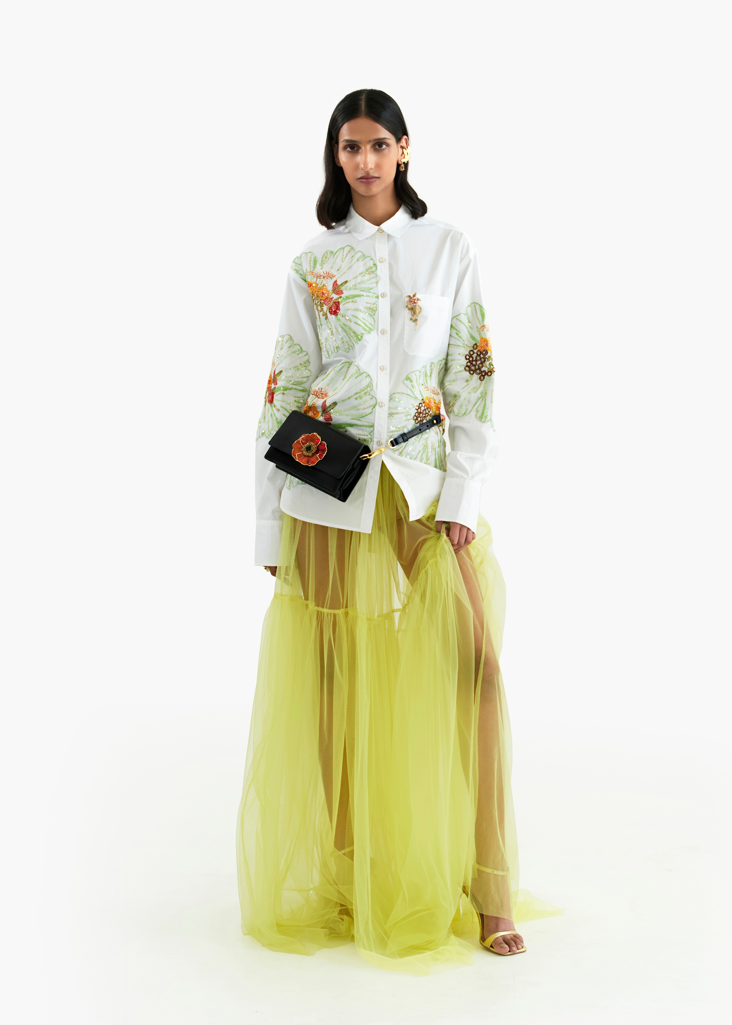 Tulle Tiered Skirt