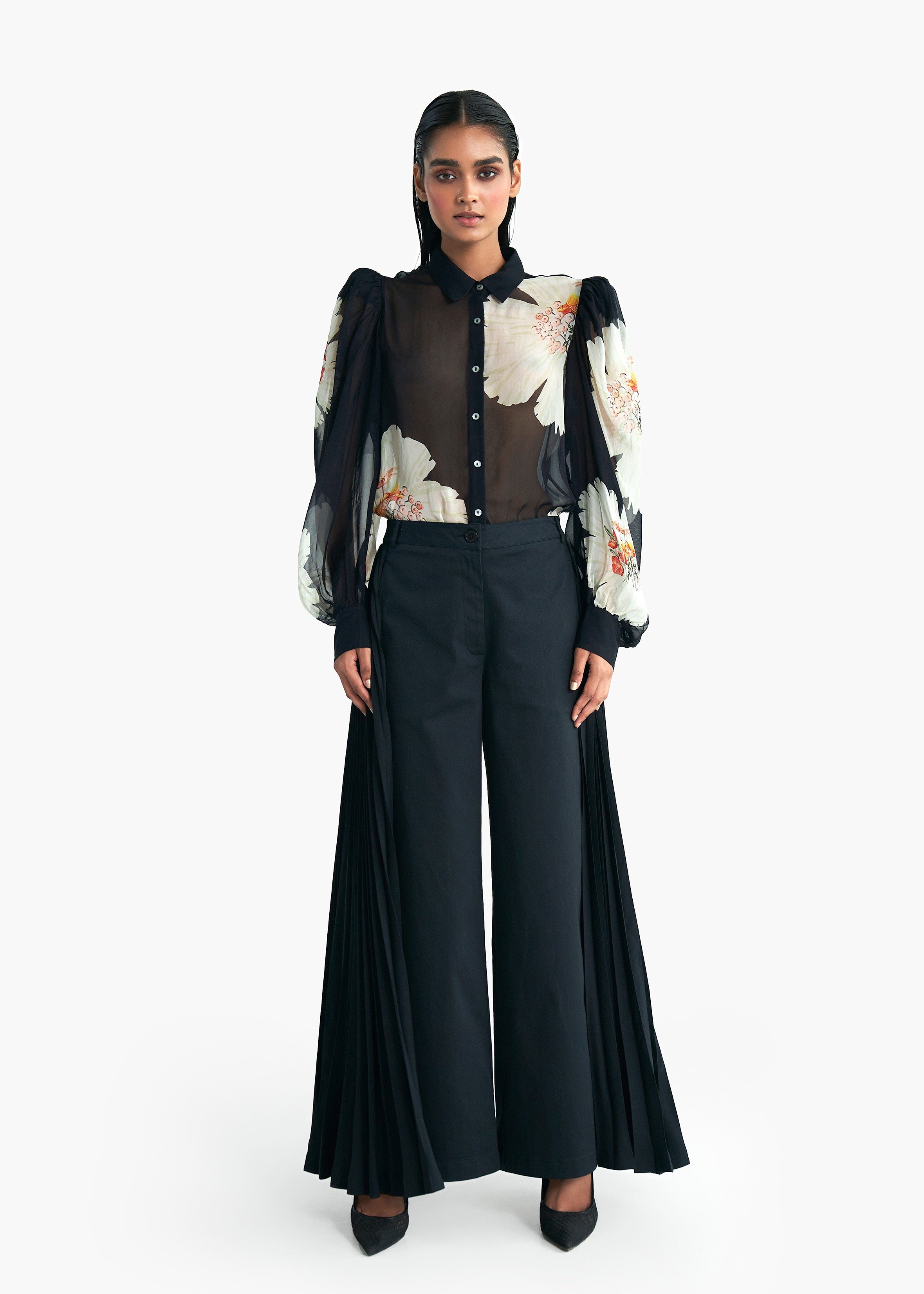 Pleated Trouser