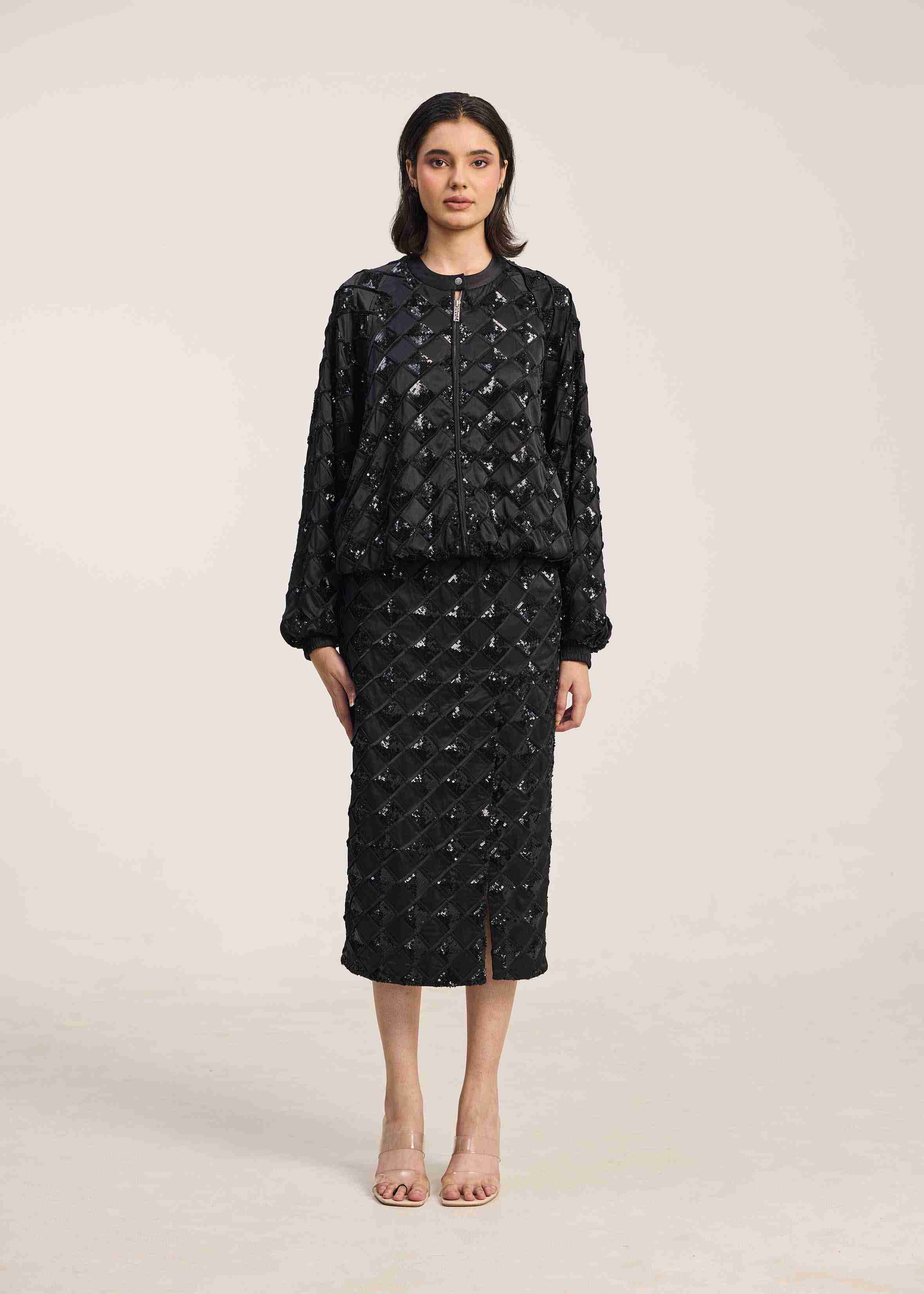 Afew Rahul Mishra | Sequin Bomber Jacket